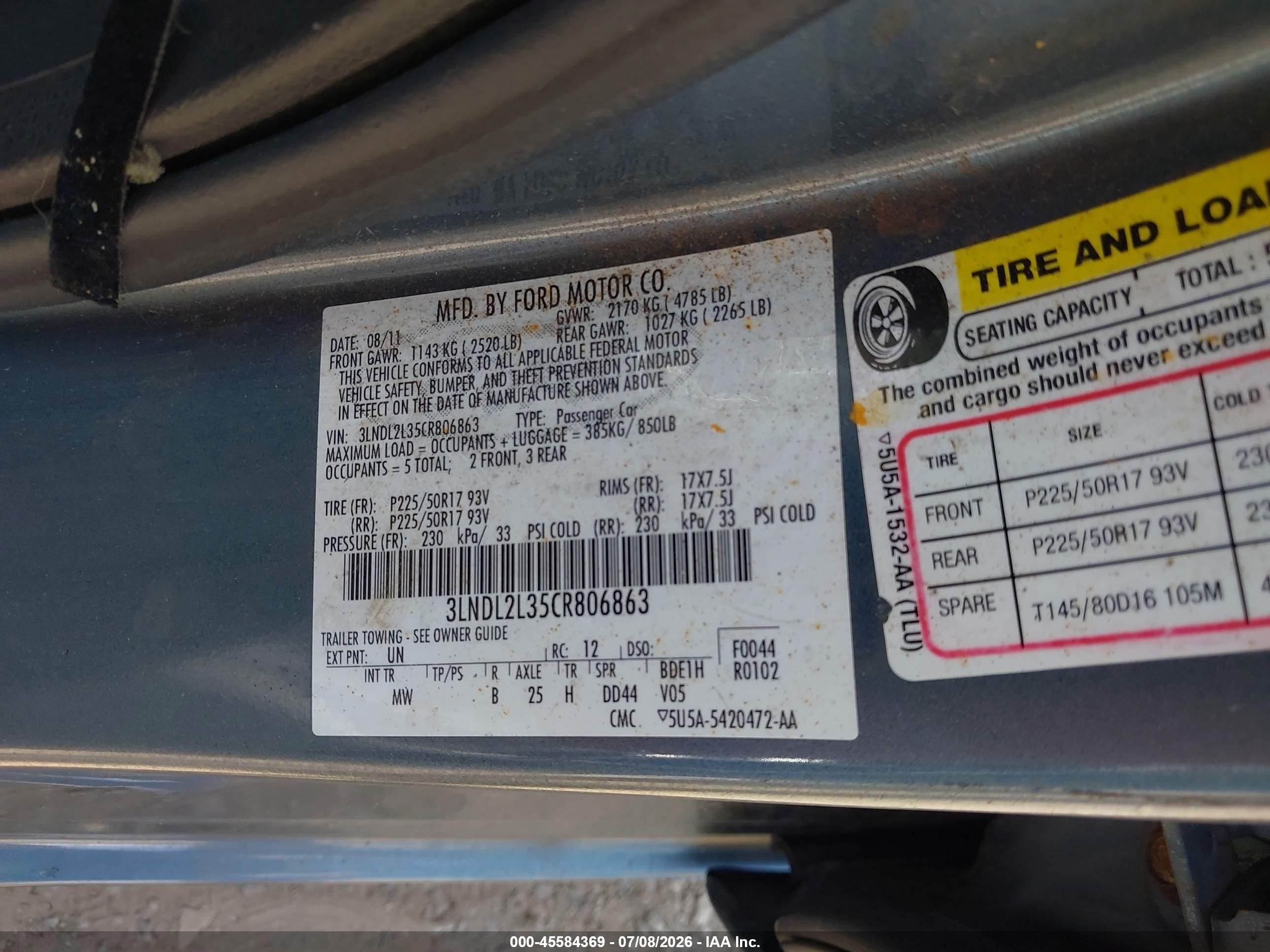 2012 Lincoln Mkz Hybrid   Gray vin: 3LNDL2L35CR806863