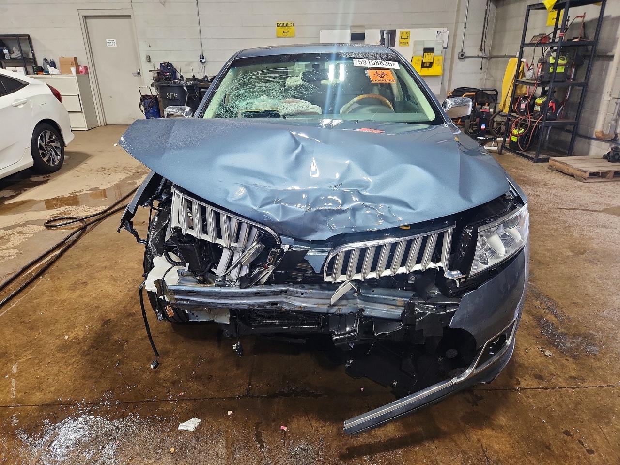 2012 Lincoln Mkz Hybrid Blue vin: 3LNDL2L35CR817622