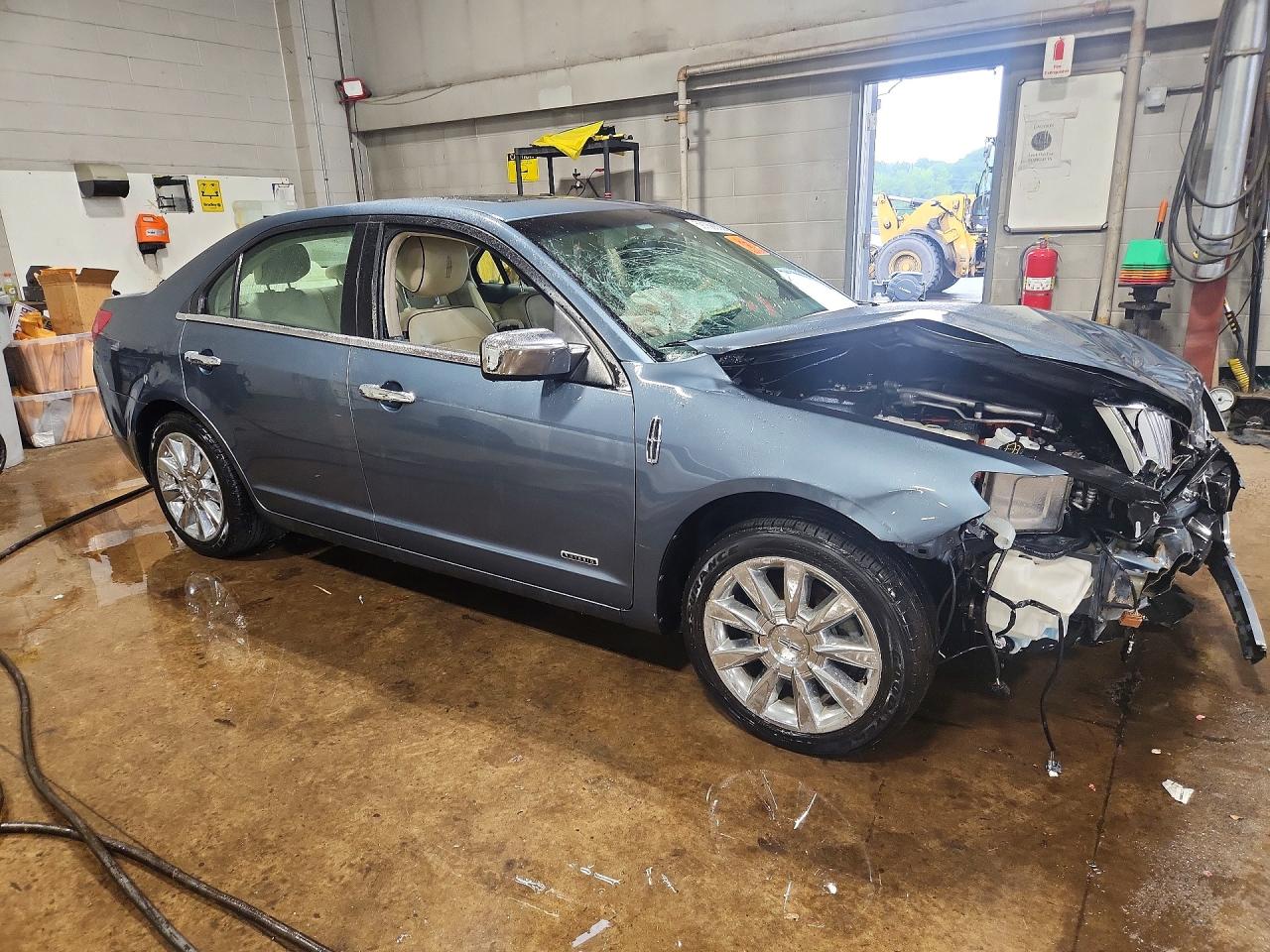 2012 Lincoln Mkz Hybrid Blue vin: 3LNDL2L35CR817622