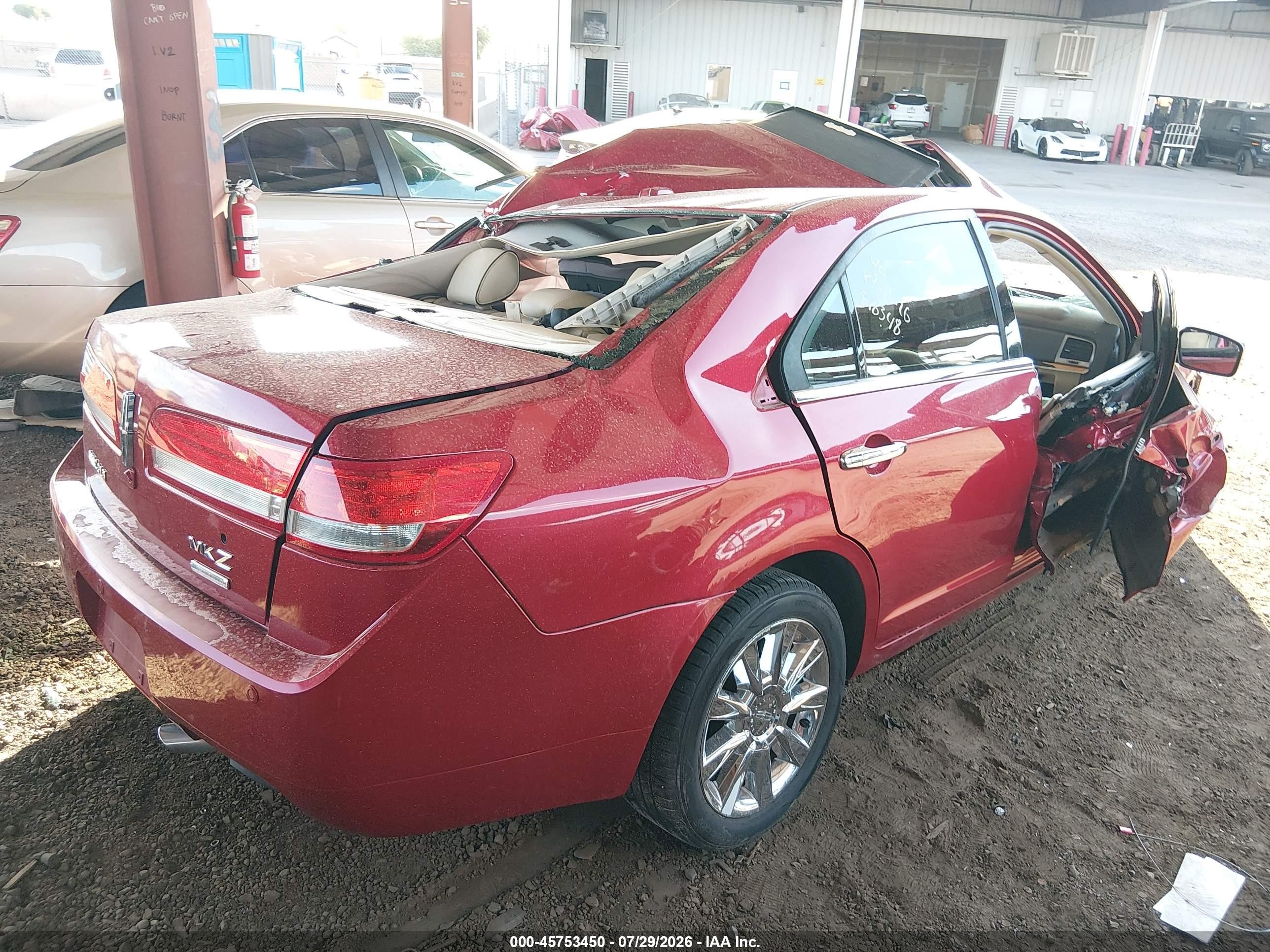2012 Lincoln Mkz Hybrid   Red vin: 3LNDL2L35CR818348