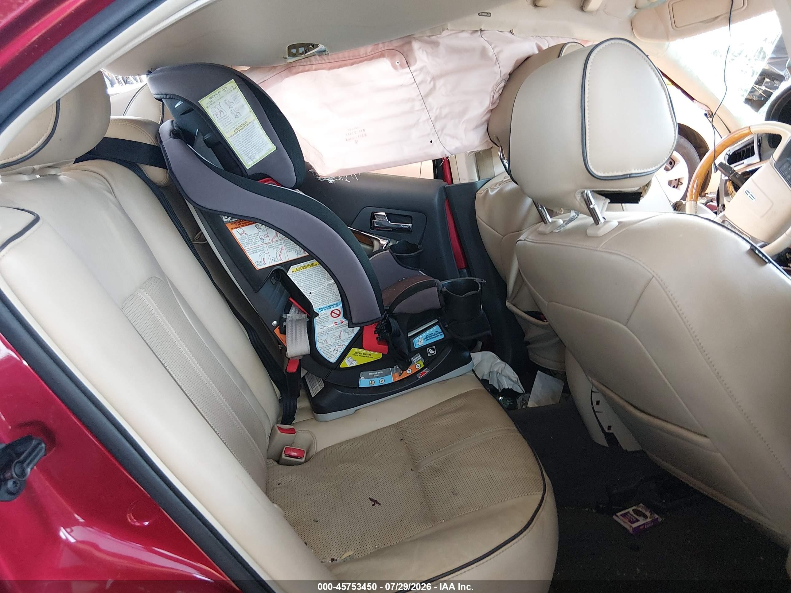 2012 Lincoln Mkz Hybrid   Red vin: 3LNDL2L35CR818348