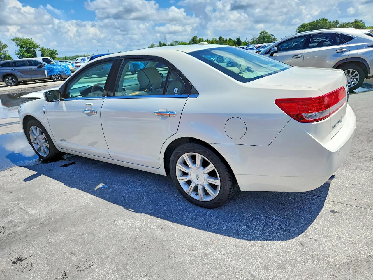 2012 Lincoln Mkz Hybrid White vin: 3LNDL2L35CR838146