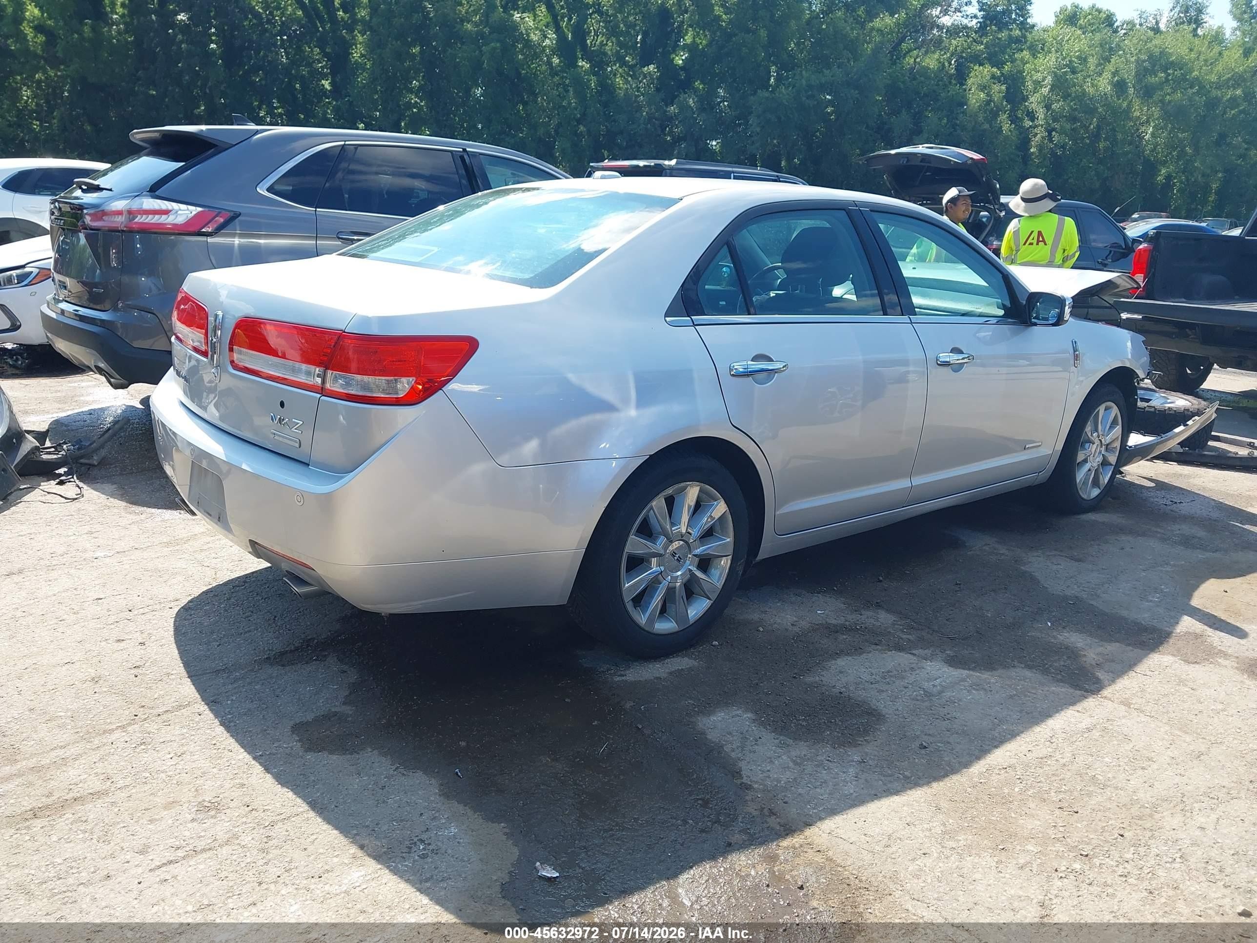 2012 Lincoln Mkz Hybrid   Silver vin: 3LNDL2L36CR808427