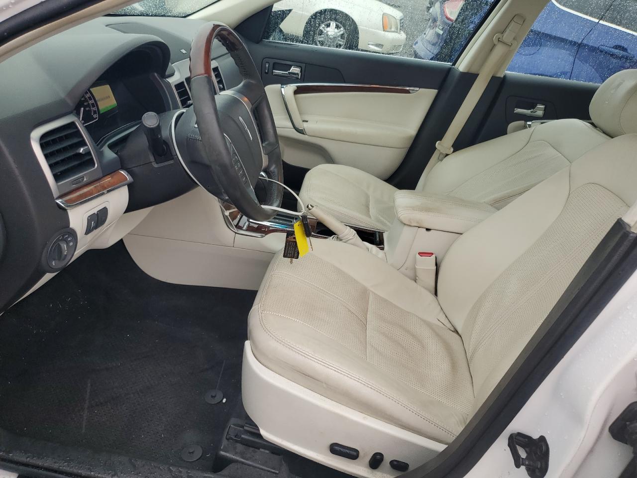2011 Lincoln Mkz Hybrid White vin: 3LNDL2L37BR763013