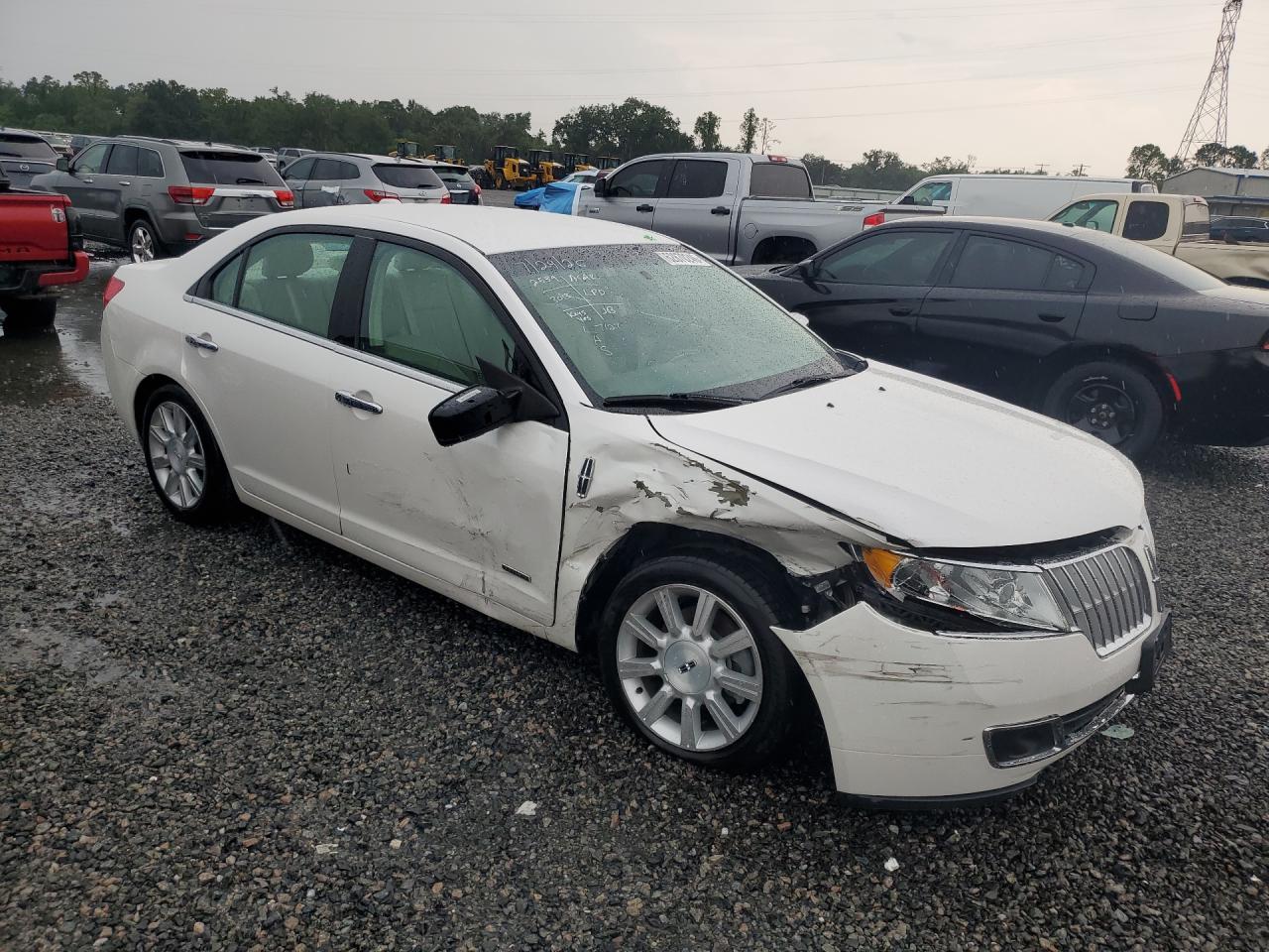 2011 Lincoln Mkz Hybrid White vin: 3LNDL2L37BR763013