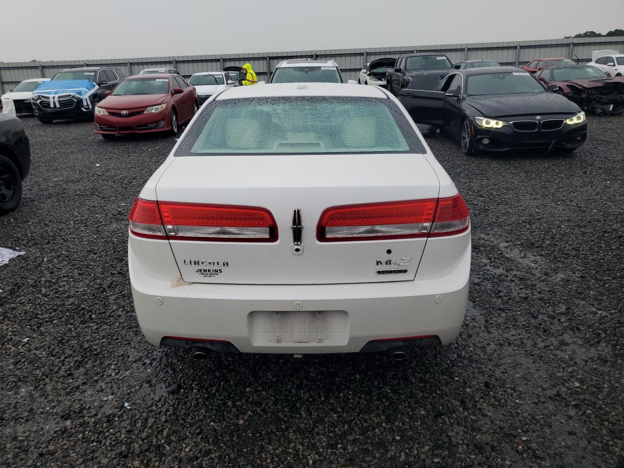 2011 Lincoln Mkz Hybrid White vin: 3LNDL2L37BR763013