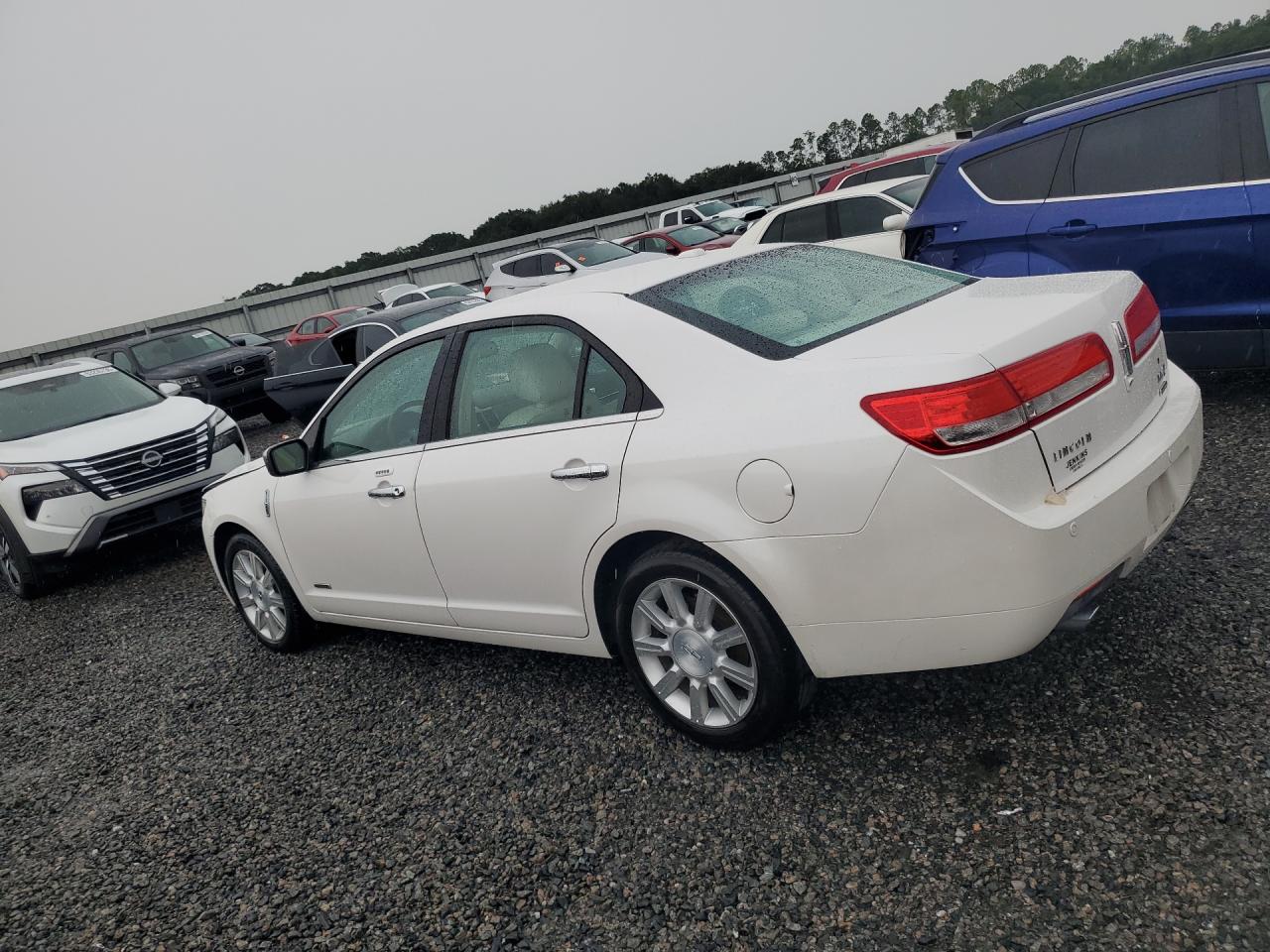 2011 Lincoln Mkz Hybrid White vin: 3LNDL2L37BR763013