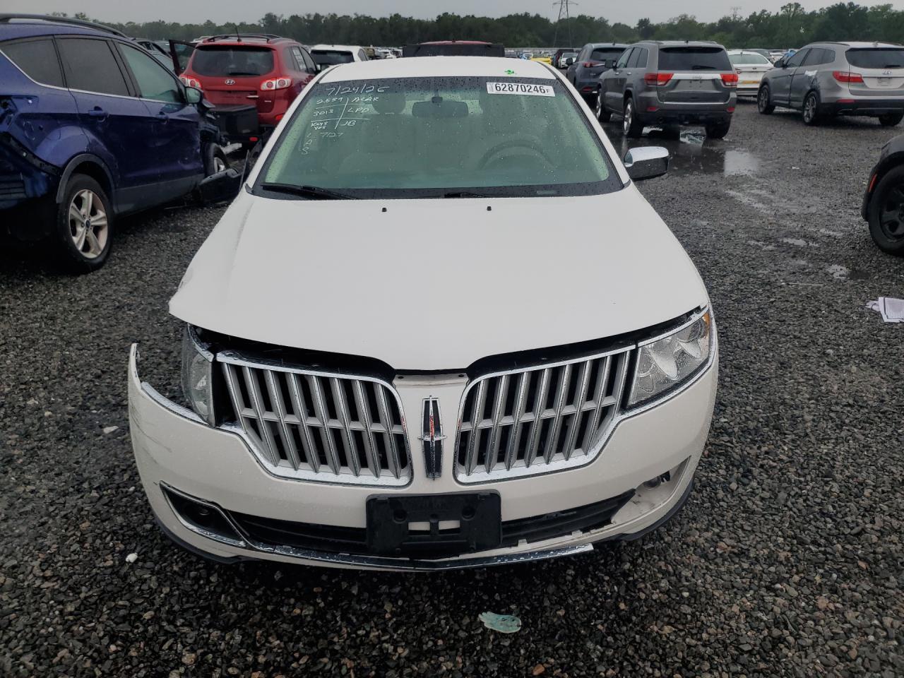 2011 Lincoln Mkz Hybrid White vin: 3LNDL2L37BR763013