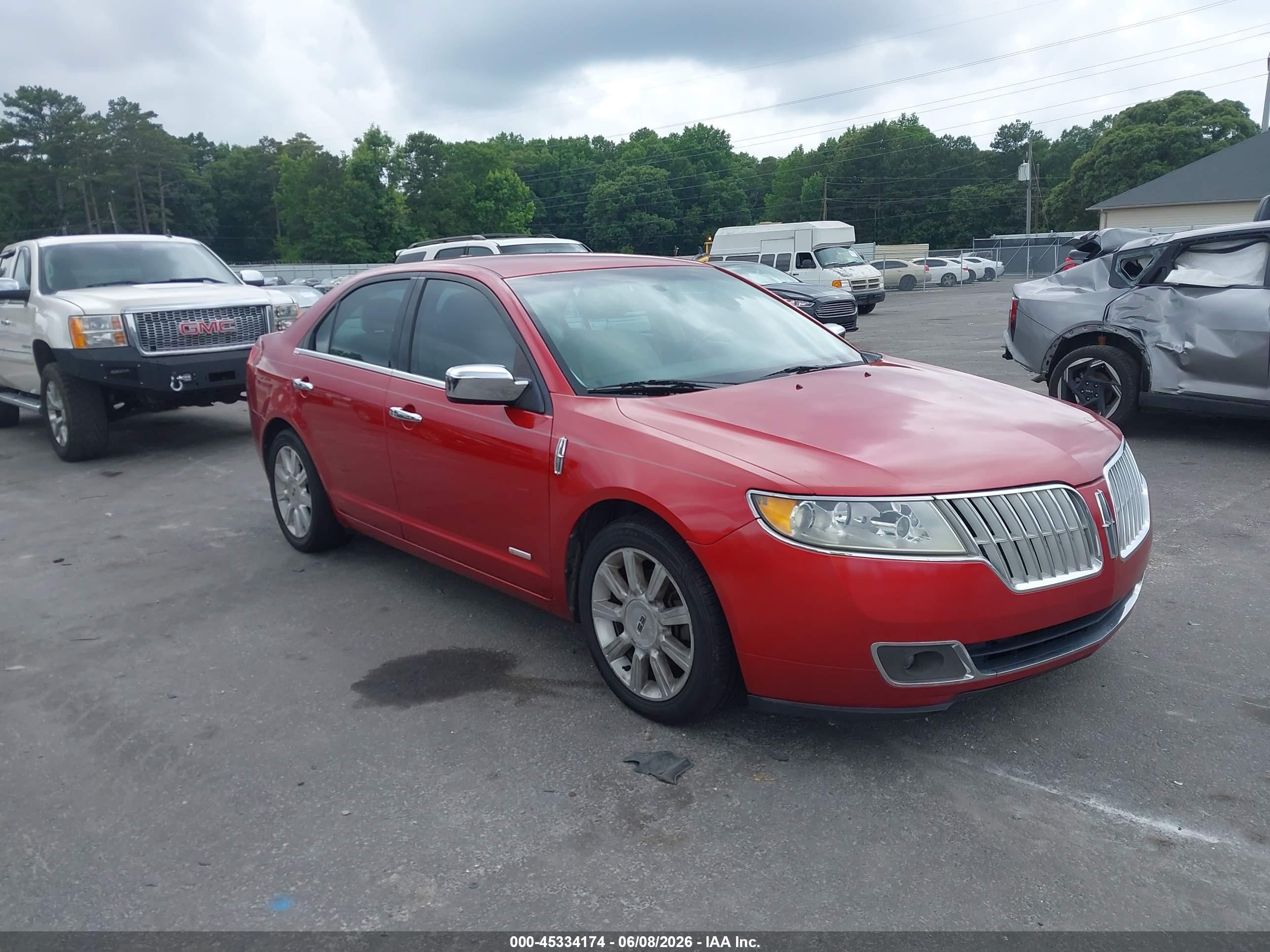 2011 Lincoln Mkz Hybrid   Red vin: 3LNDL2L37BR771970