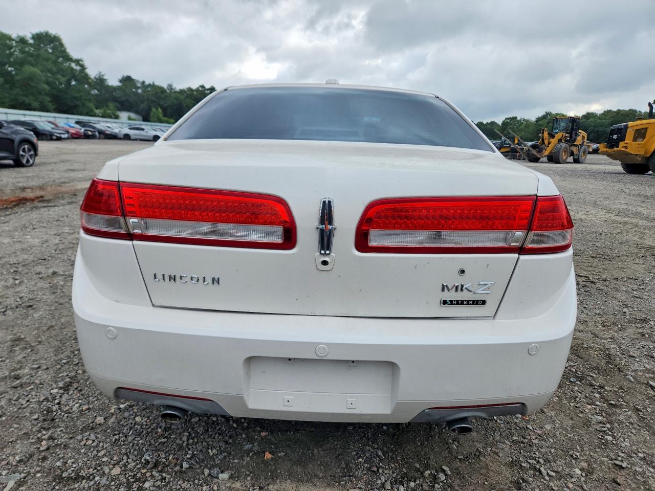 2011 Lincoln Mkz Hybrid White vin: 3LNDL2L37BR773055
