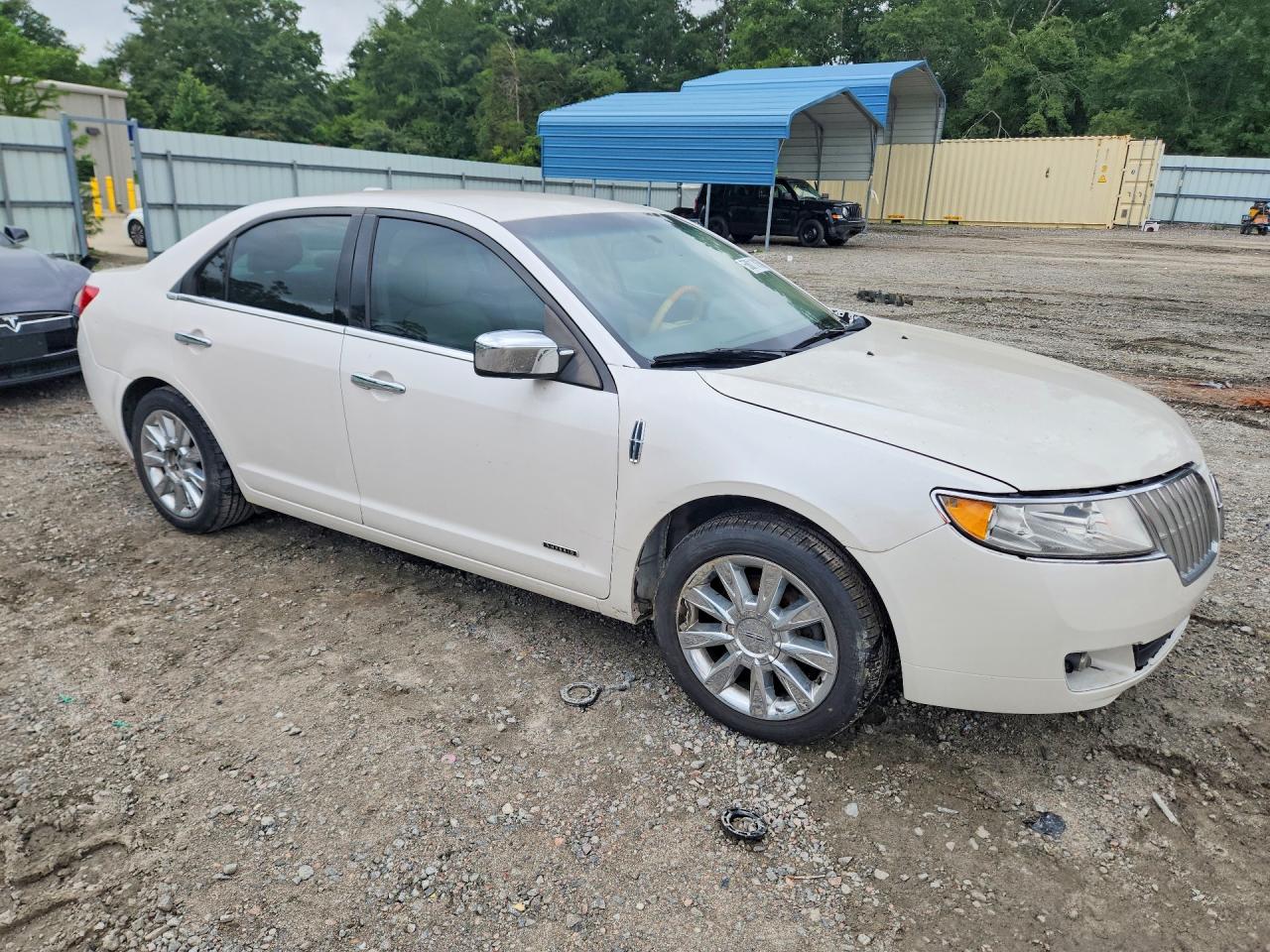 2011 Lincoln Mkz Hybrid White vin: 3LNDL2L37BR773055