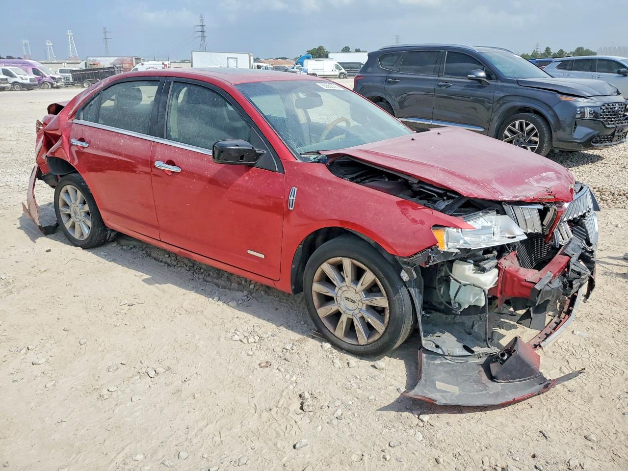 2011 Lincoln Mkz Hybrid Red vin: 3LNDL2L37BR773752