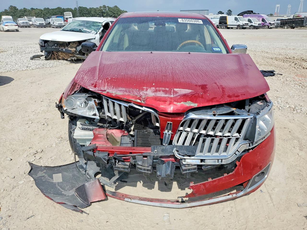 2011 Lincoln Mkz Hybrid Red vin: 3LNDL2L37BR773752