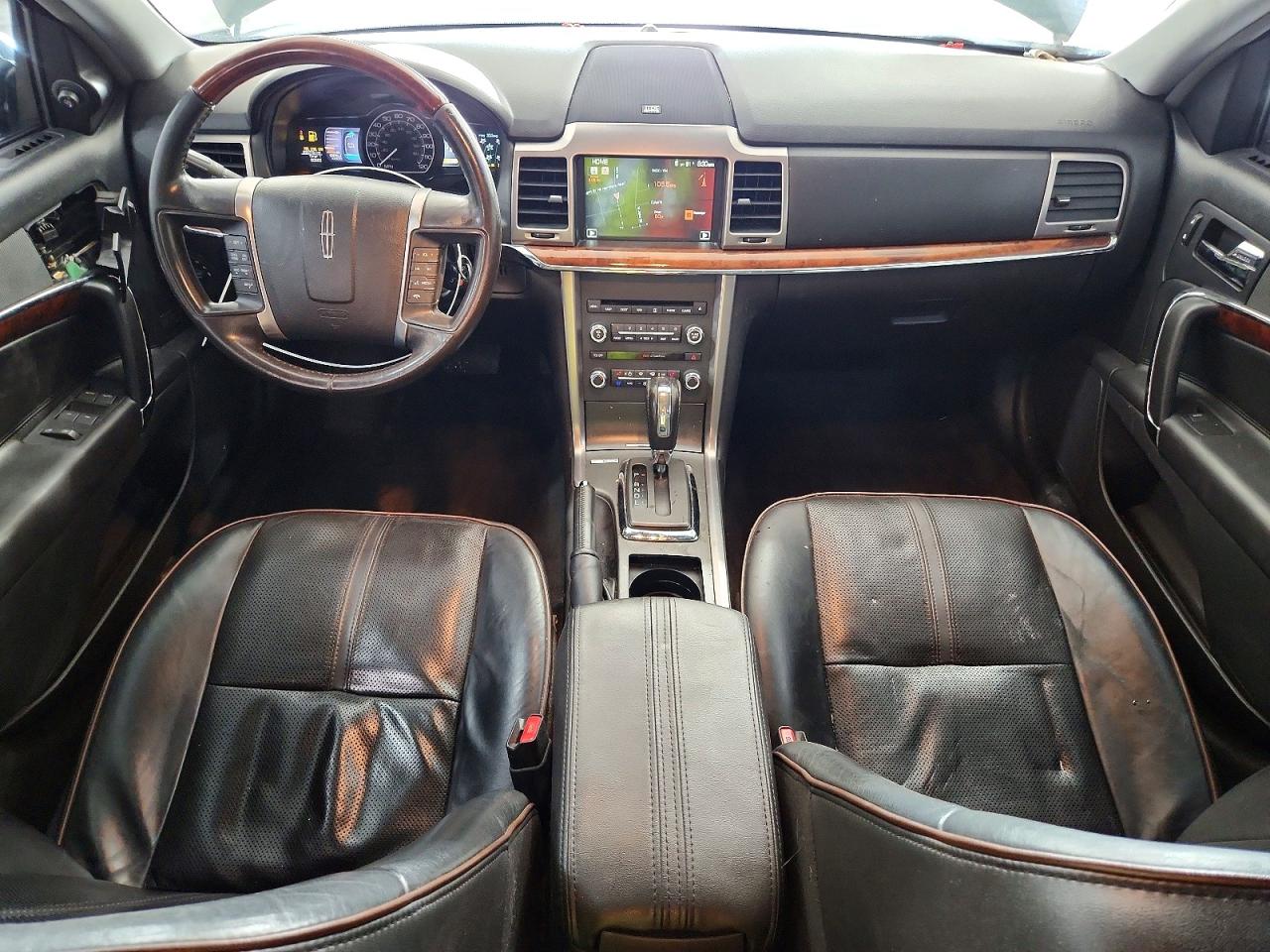 2012 Lincoln Mkz Hybrid Black vin: 3LNDL2L37CR802183