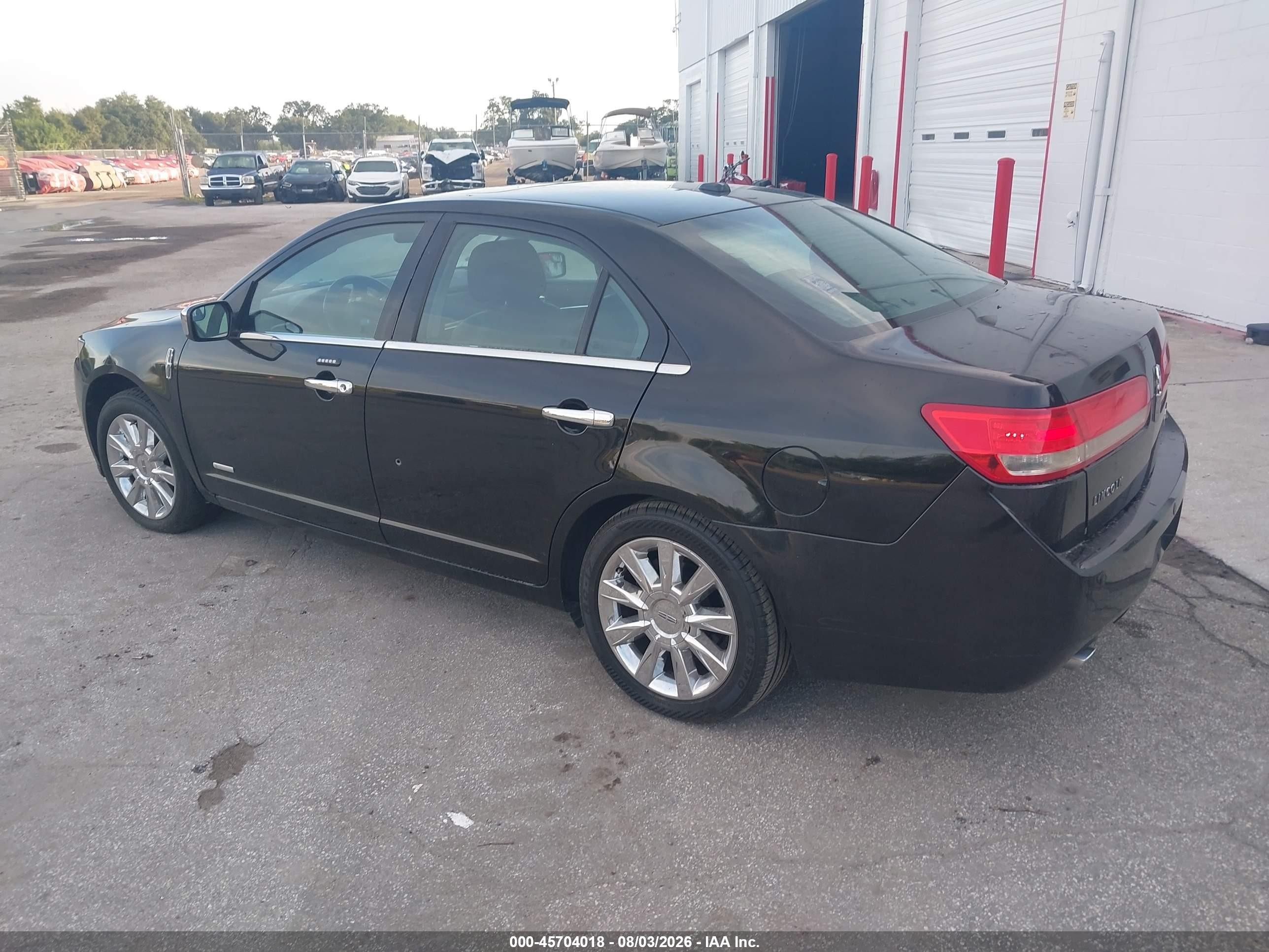 2012 Lincoln Mkz Hybrid   Black vin: 3LNDL2L37CR810414