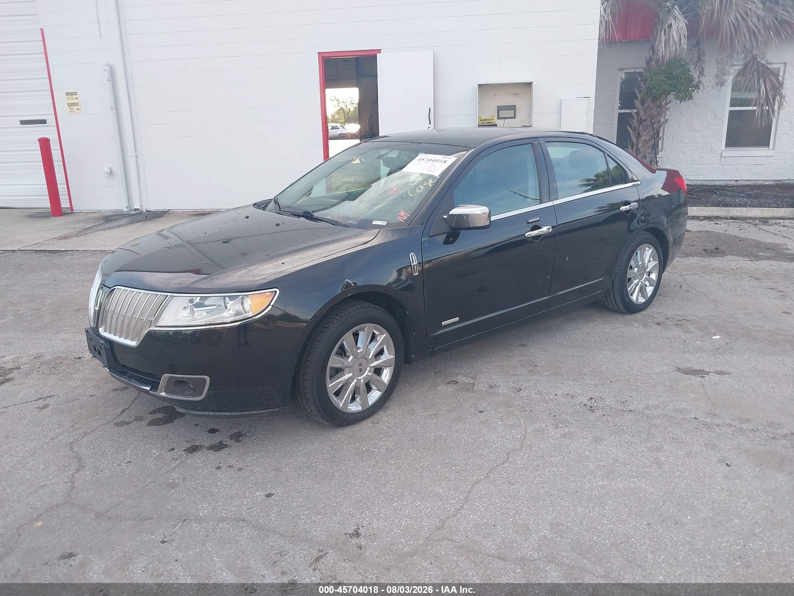 2012 Lincoln Mkz Hybrid   Black vin: 3LNDL2L37CR810414