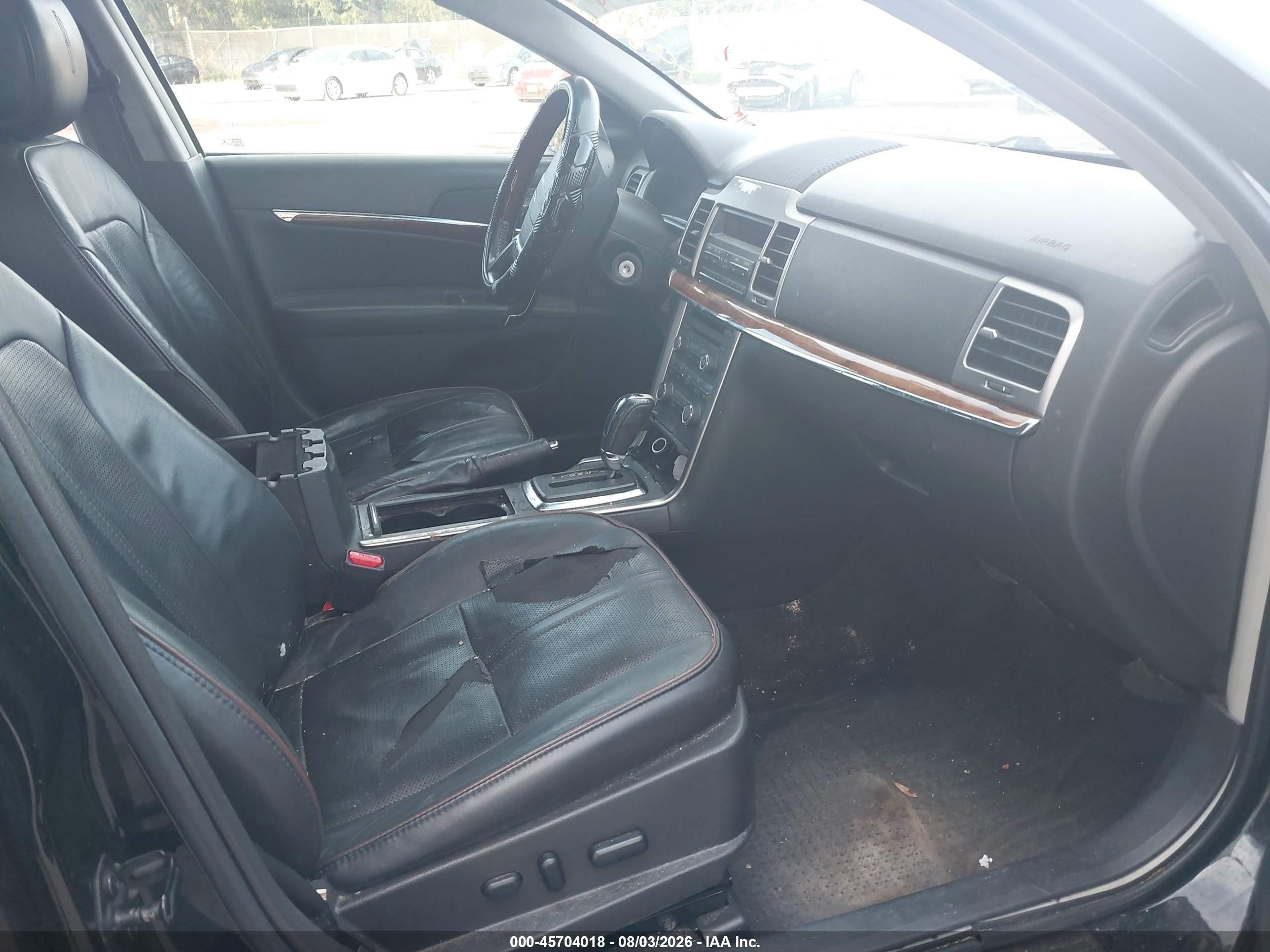 2012 Lincoln Mkz Hybrid   Black vin: 3LNDL2L37CR810414
