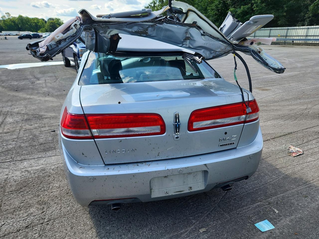 2011 Lincoln Mkz Hybrid Silver vin: 3LNDL2L38BR600032