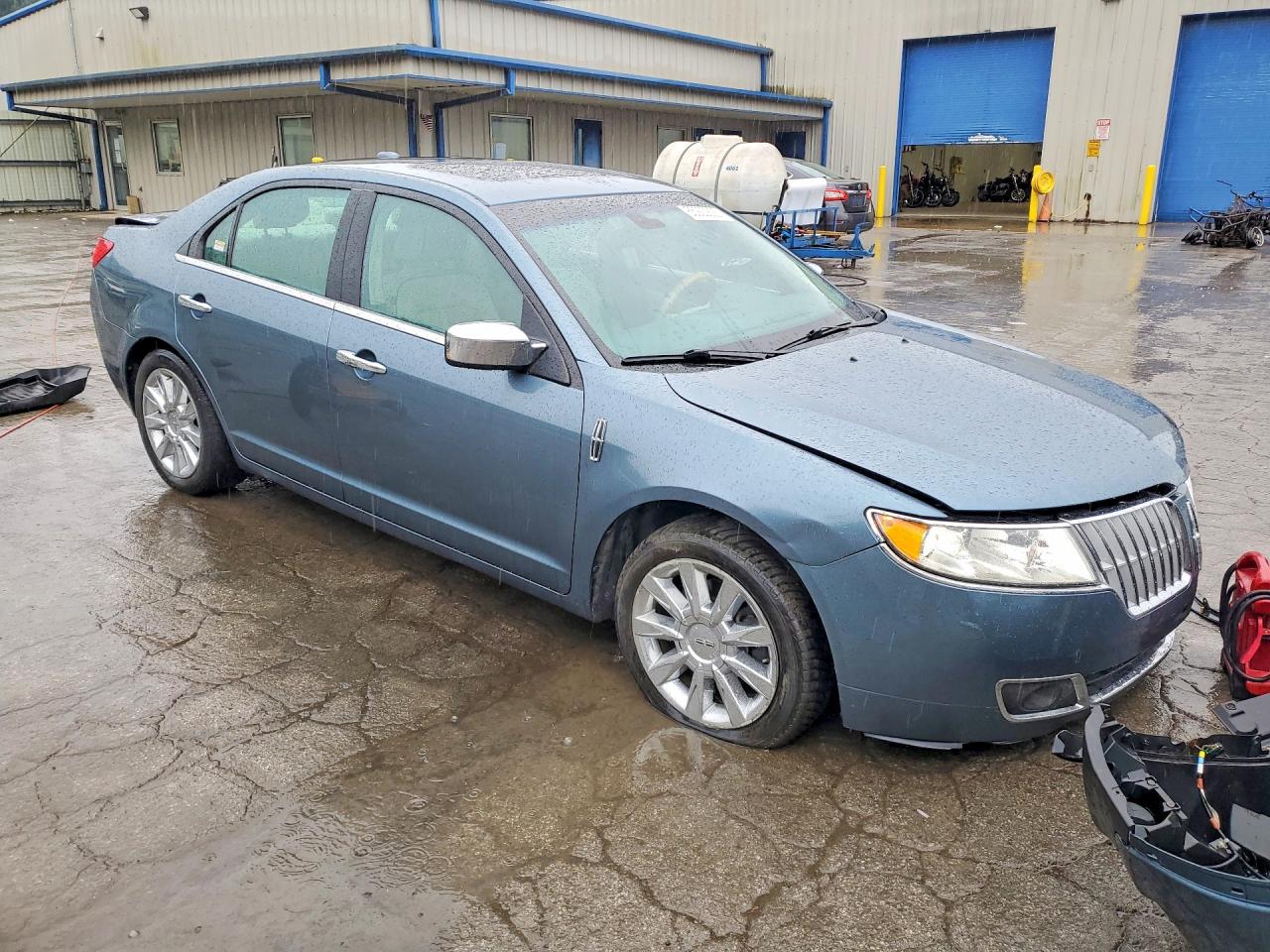 2011 Lincoln Mkz Hybrid Blue vin: 3LNDL2L38BR753042