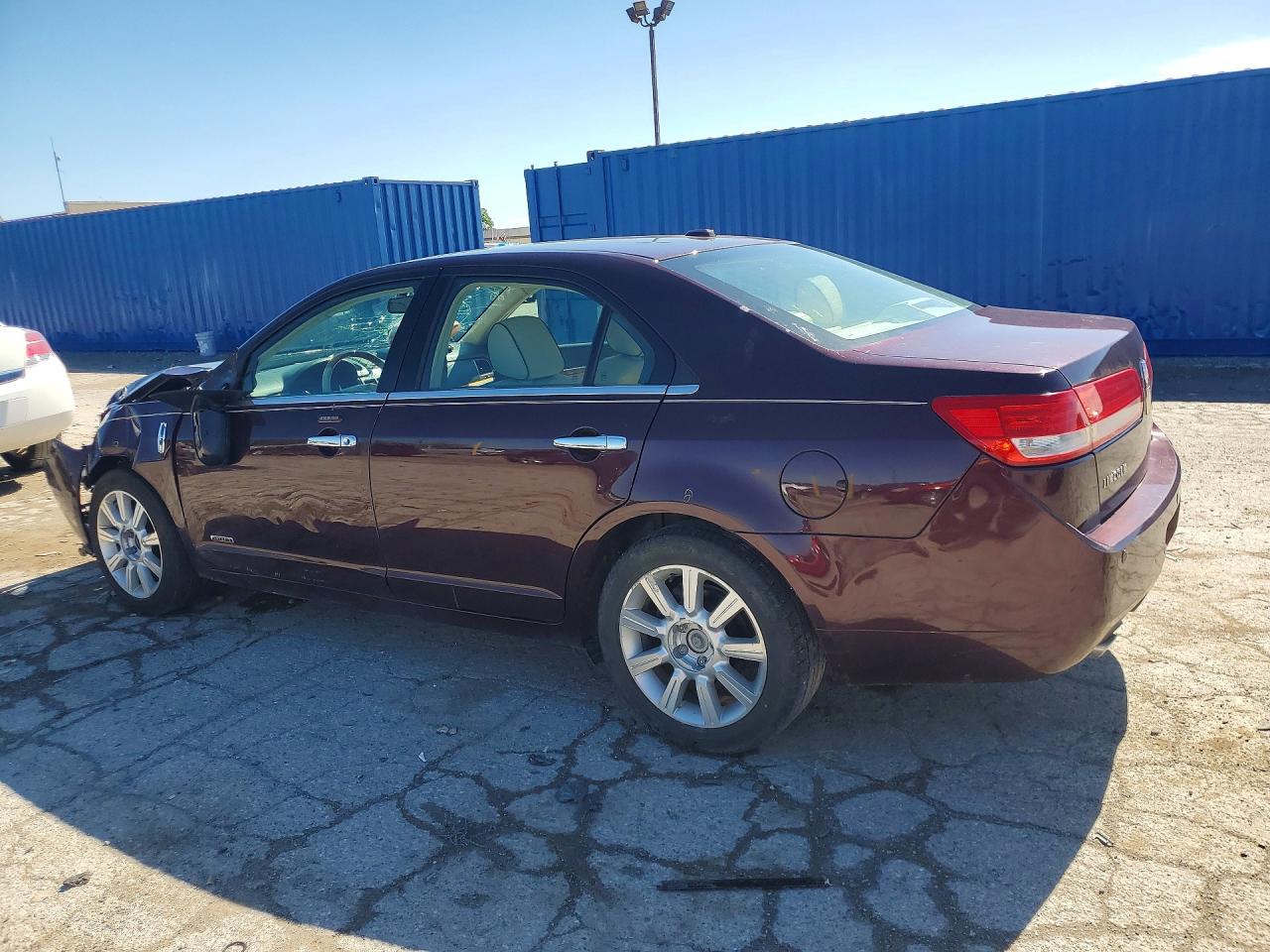 2011 Lincoln Mkz Hybrid Maroon vin: 3LNDL2L38BR763487