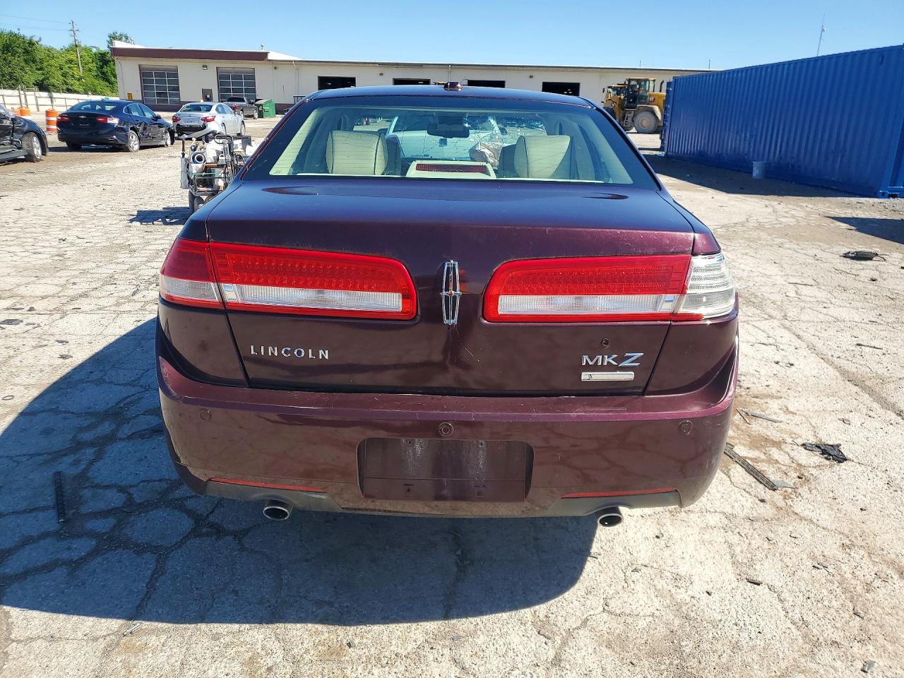 2011 Lincoln Mkz Hybrid Maroon vin: 3LNDL2L38BR763487