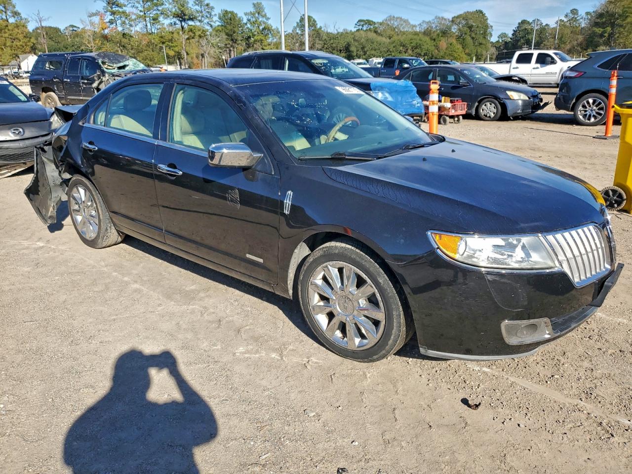 2011 Lincoln Mkz Hybrid Black vin: 3LNDL2L38BR763702