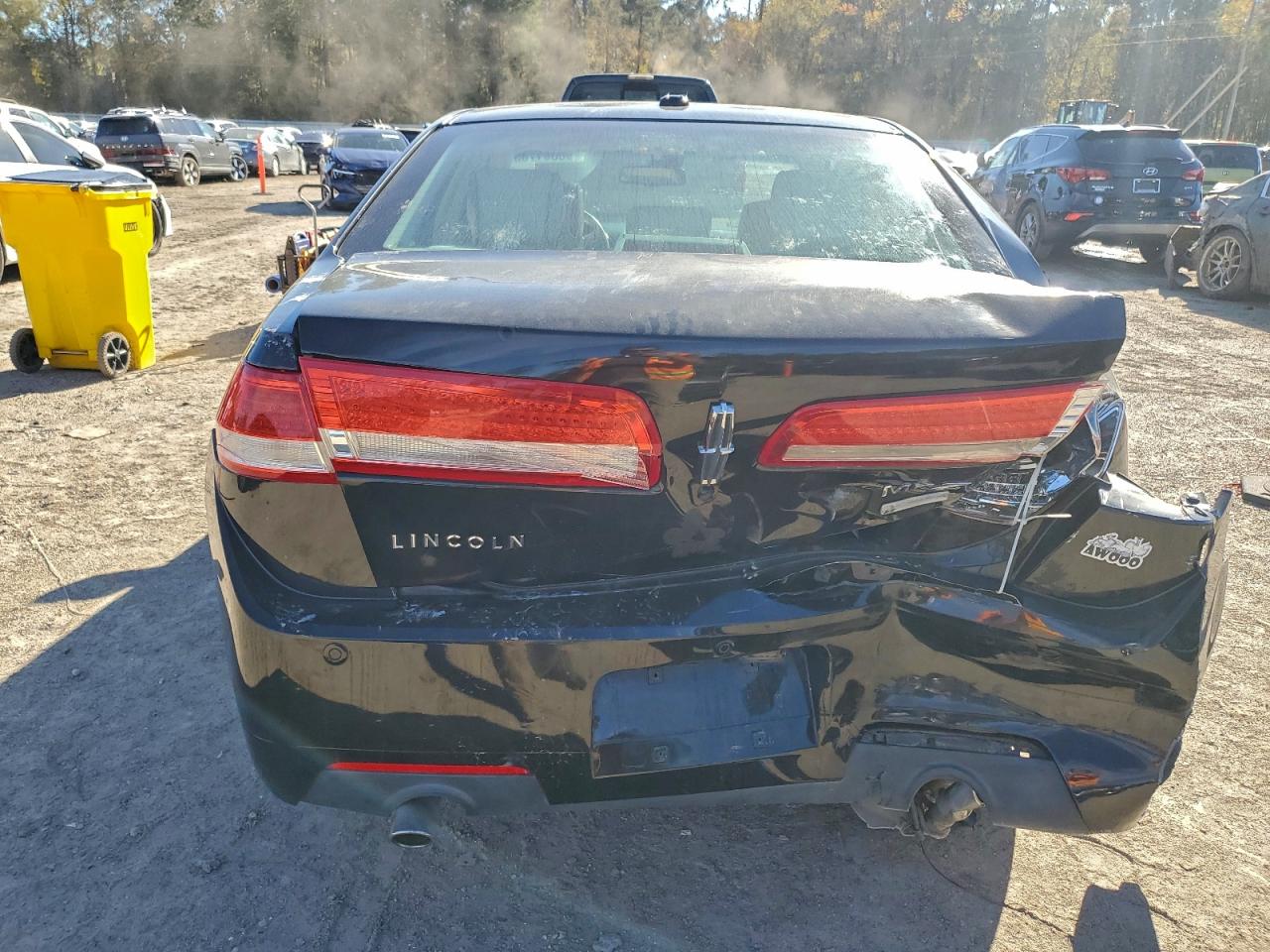 2011 Lincoln Mkz Hybrid Black vin: 3LNDL2L38BR763702