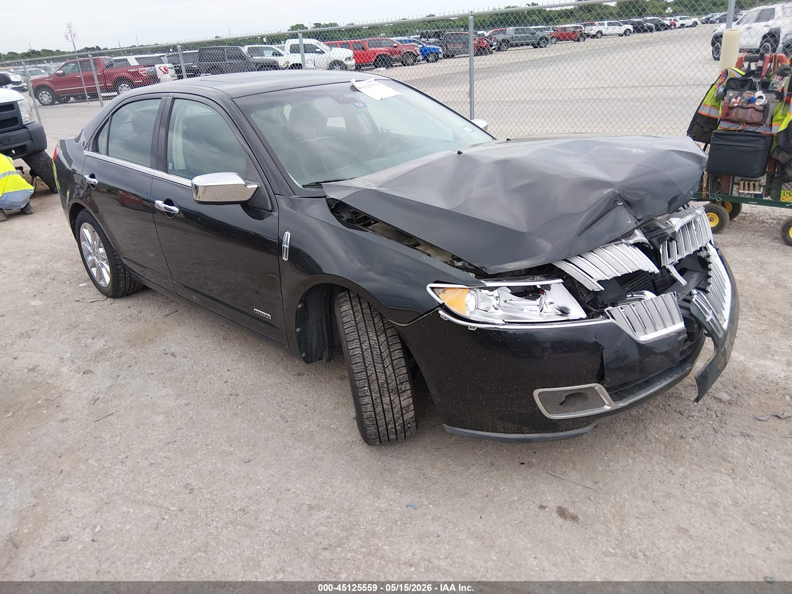 2012 Lincoln Mkz Hybrid   Black vin: 3LNDL2L38CR814570