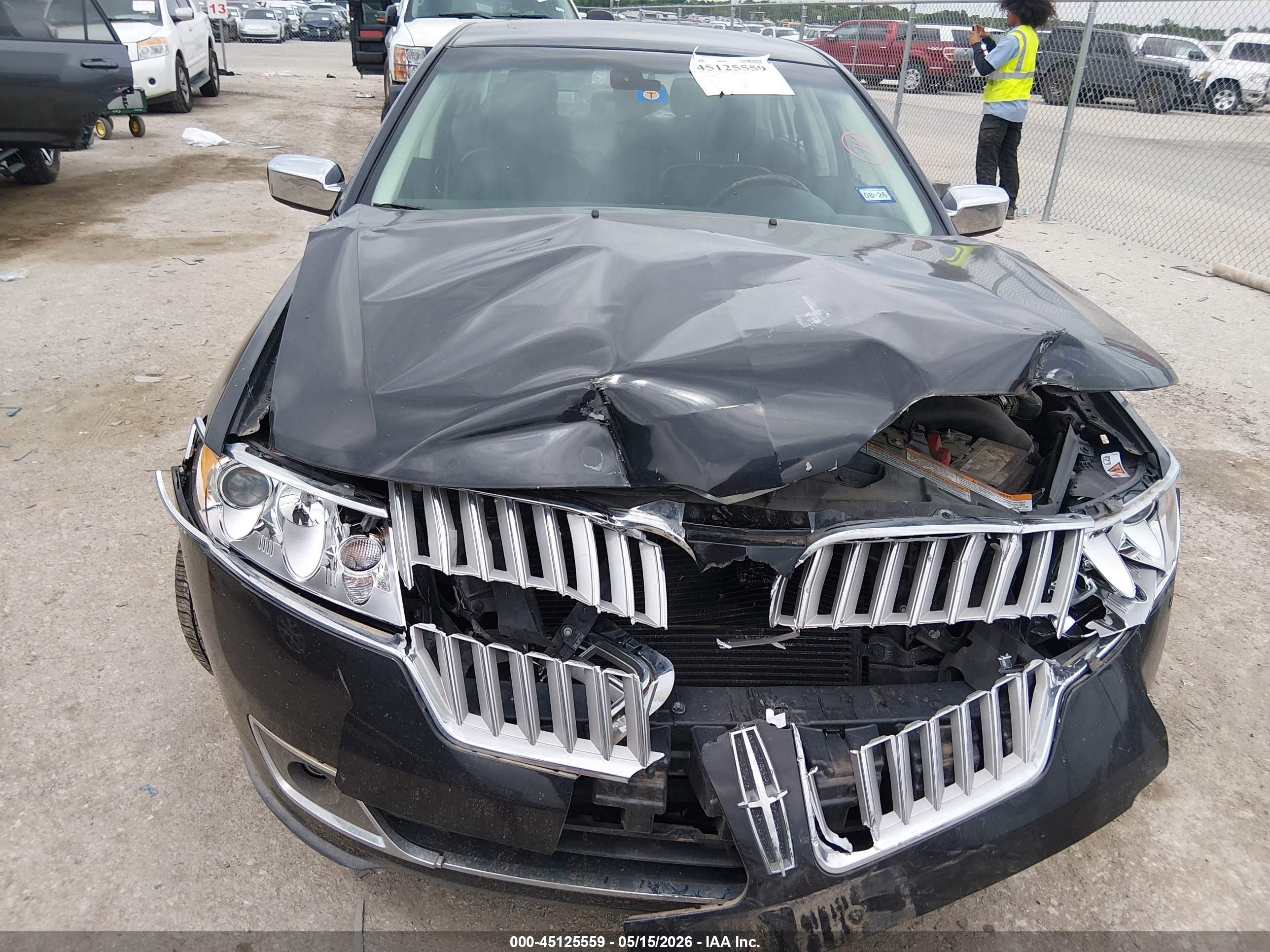 2012 Lincoln Mkz Hybrid   Black vin: 3LNDL2L38CR814570