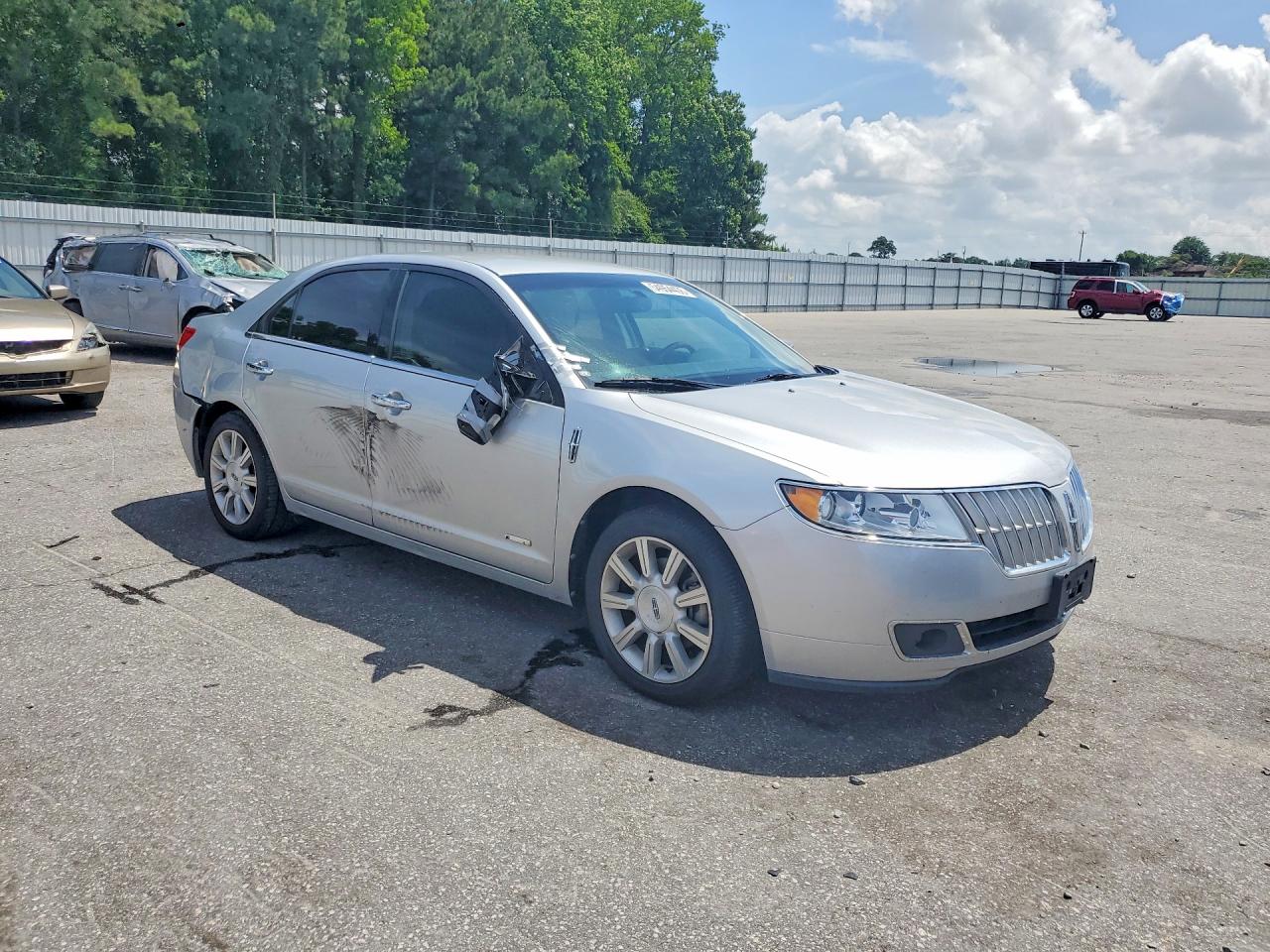 2012 Lincoln Mkz Hybrid Silver vin: 3LNDL2L38CR828291
