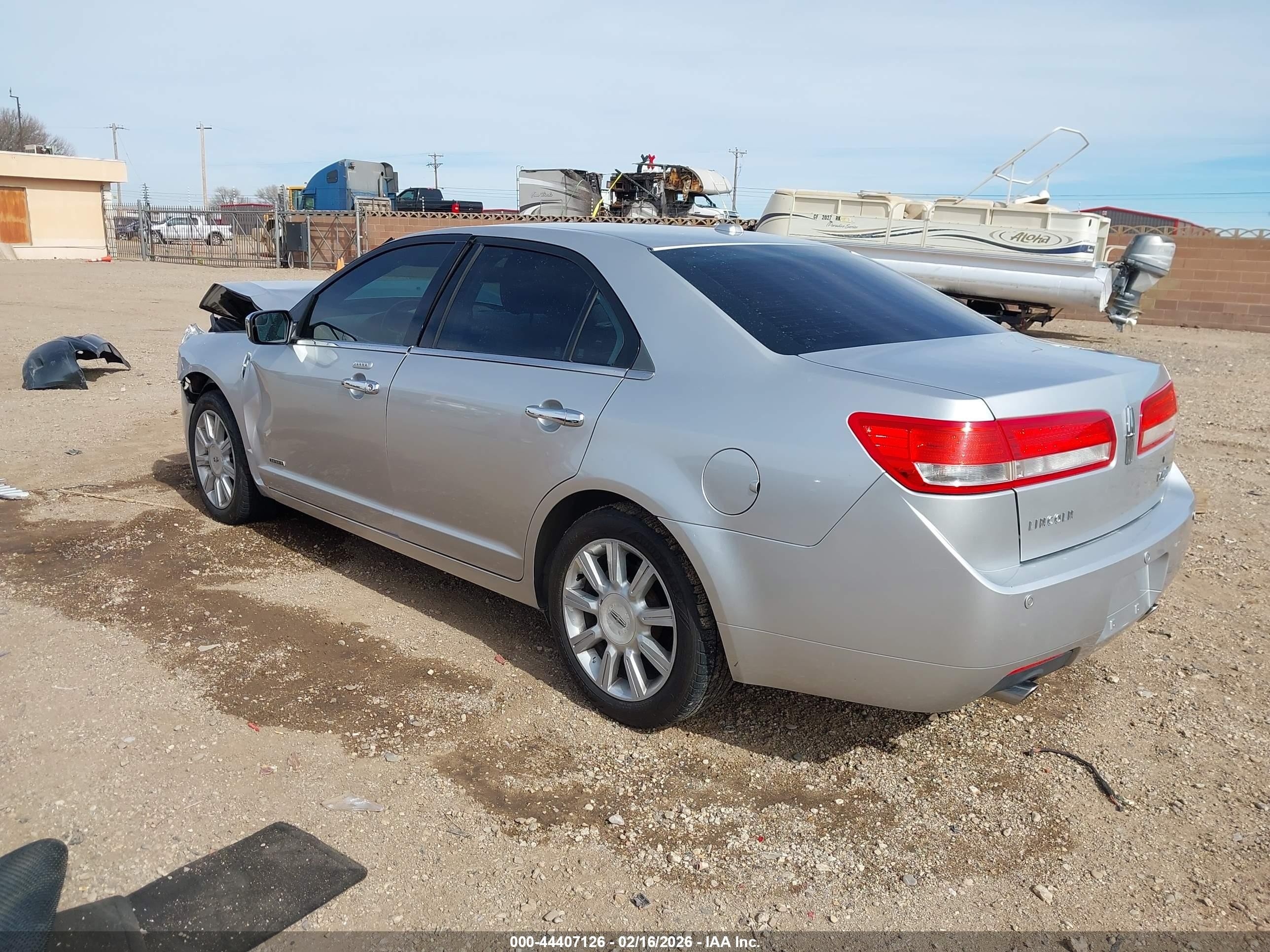 2012 Lincoln Mkz Hybrid   Silver vin: 3LNDL2L39CR801794