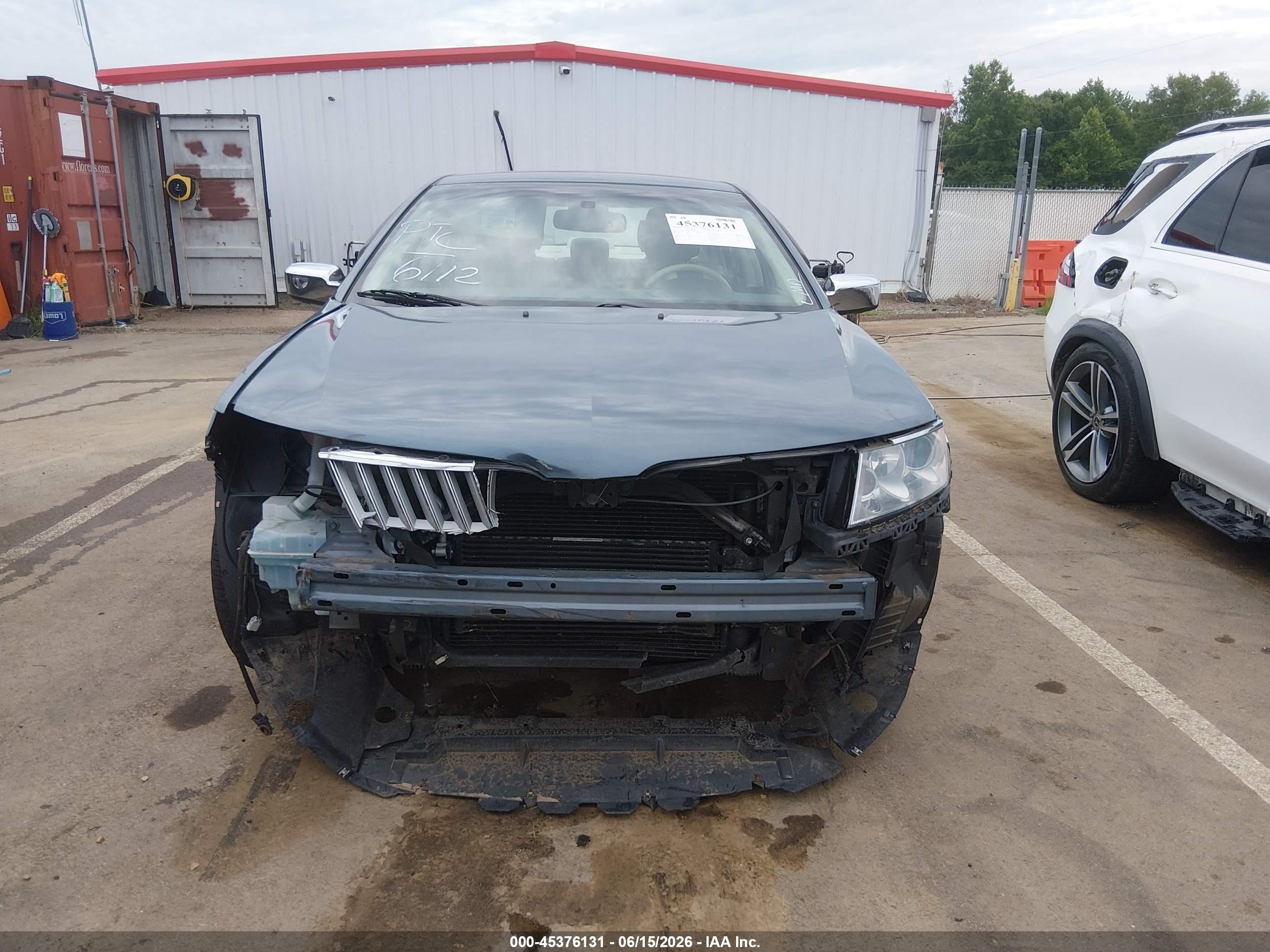 2012 Lincoln Mkz Hybrid   Blue vin: 3LNDL2L39CR808048