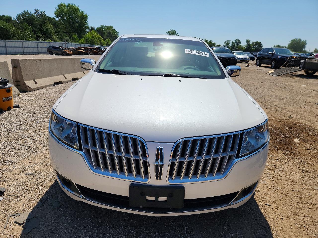 2012 Lincoln Mkz Hybrid White vin: 3LNDL2L39CR813332