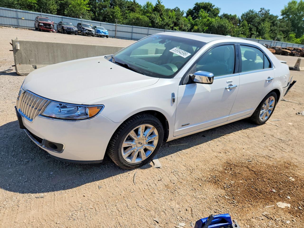 2012 Lincoln Mkz Hybrid White vin: 3LNDL2L39CR813332