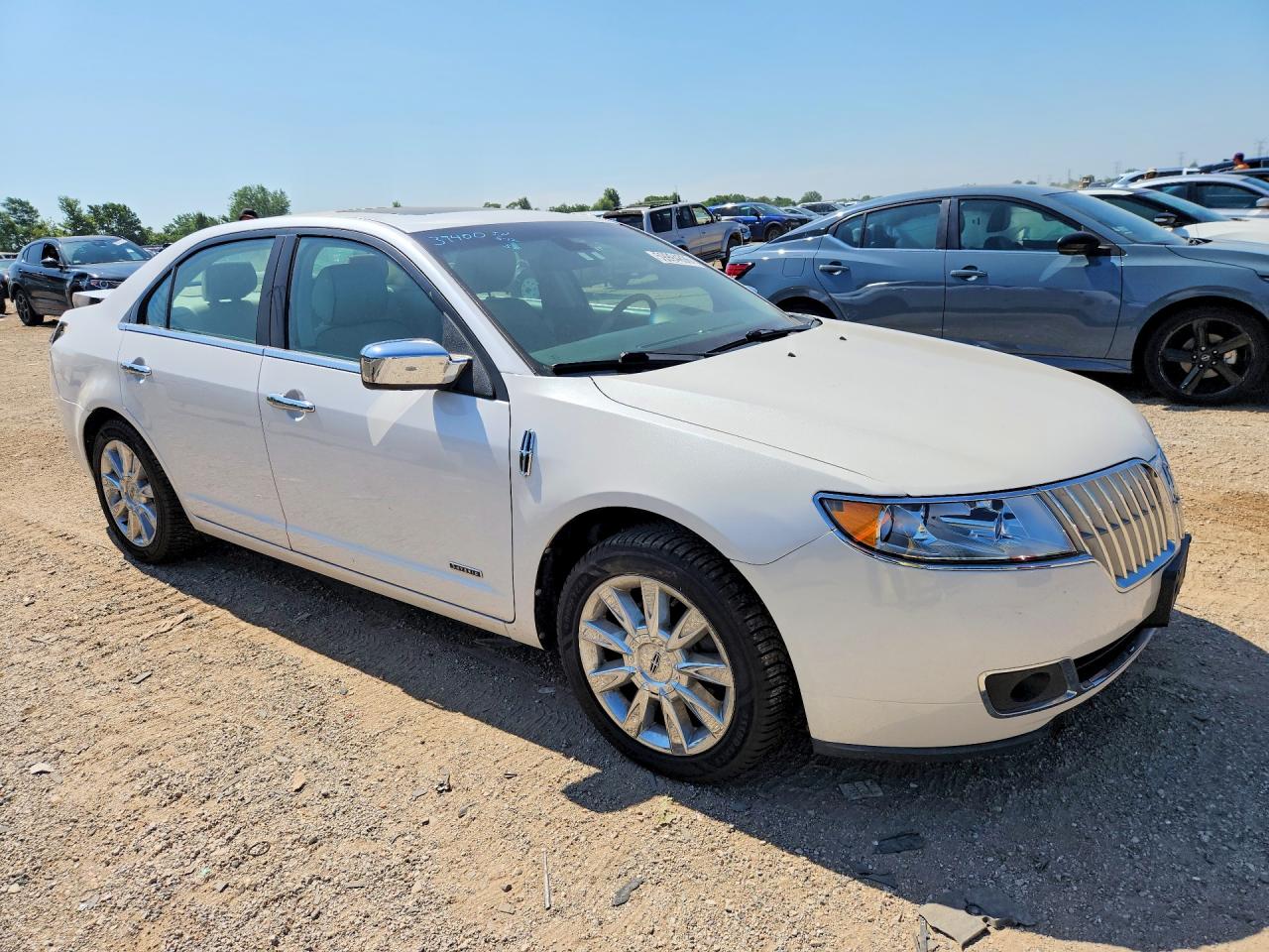 2012 Lincoln Mkz Hybrid White vin: 3LNDL2L39CR813332