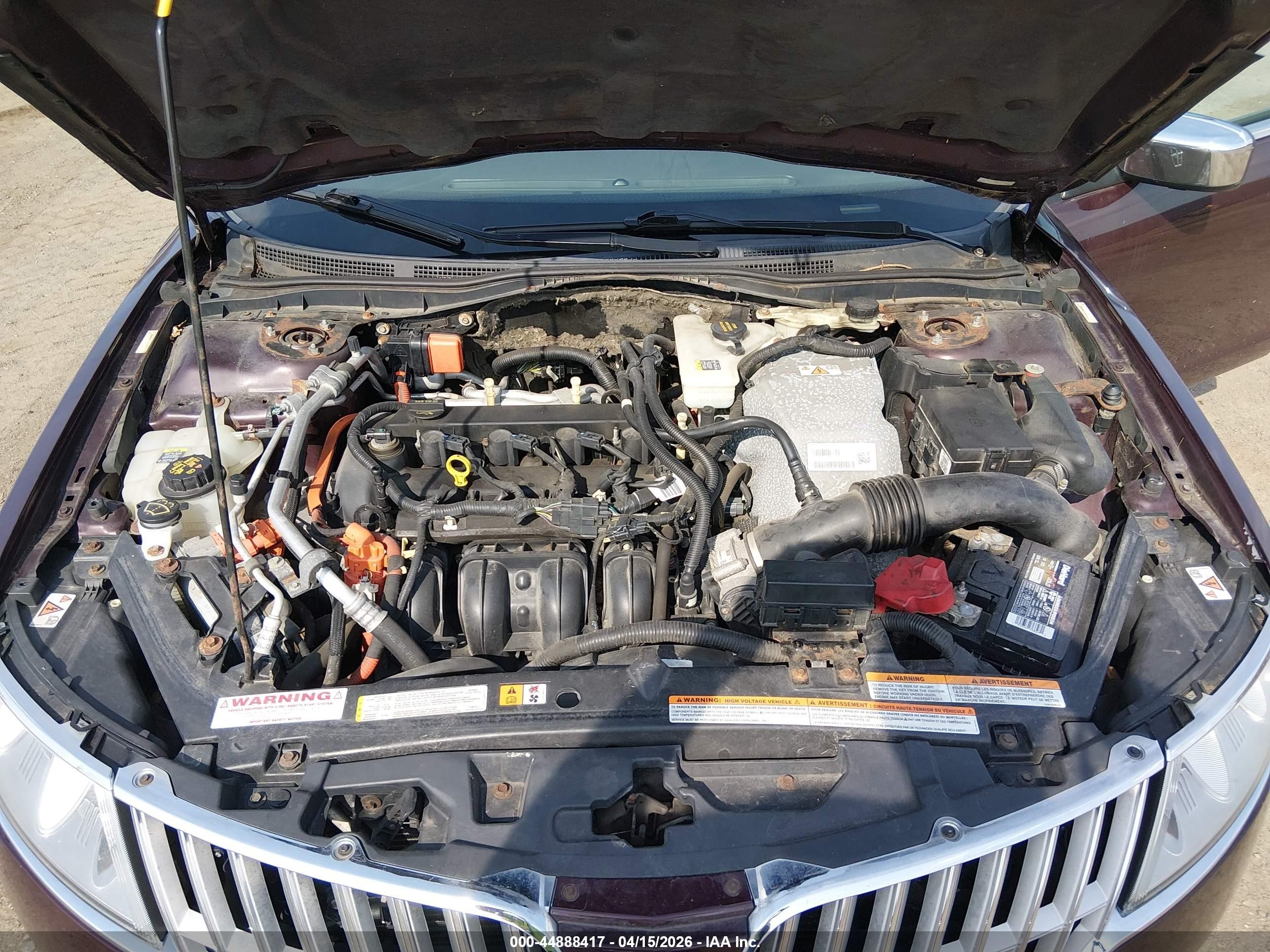 2011 Lincoln Mkz Hybrid   Maroon vin: 3LNDL2L3XBR761806