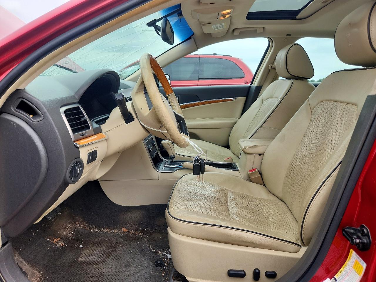 2011 Lincoln Mkz Hybrid Red vin: 3LNDL2L3XBR763488