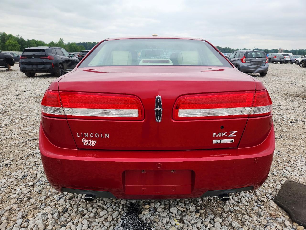 2011 Lincoln Mkz Hybrid Red vin: 3LNDL2L3XBR763488
