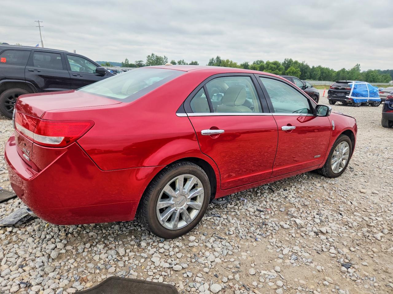 2011 Lincoln Mkz Hybrid Red vin: 3LNDL2L3XBR763488