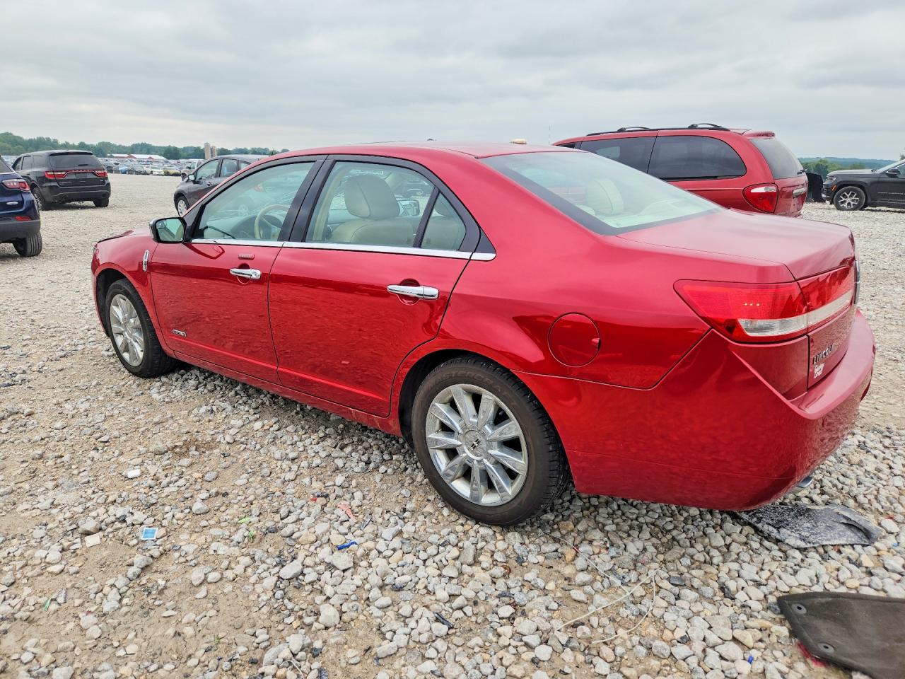 2011 Lincoln Mkz Hybrid Red vin: 3LNDL2L3XBR763488