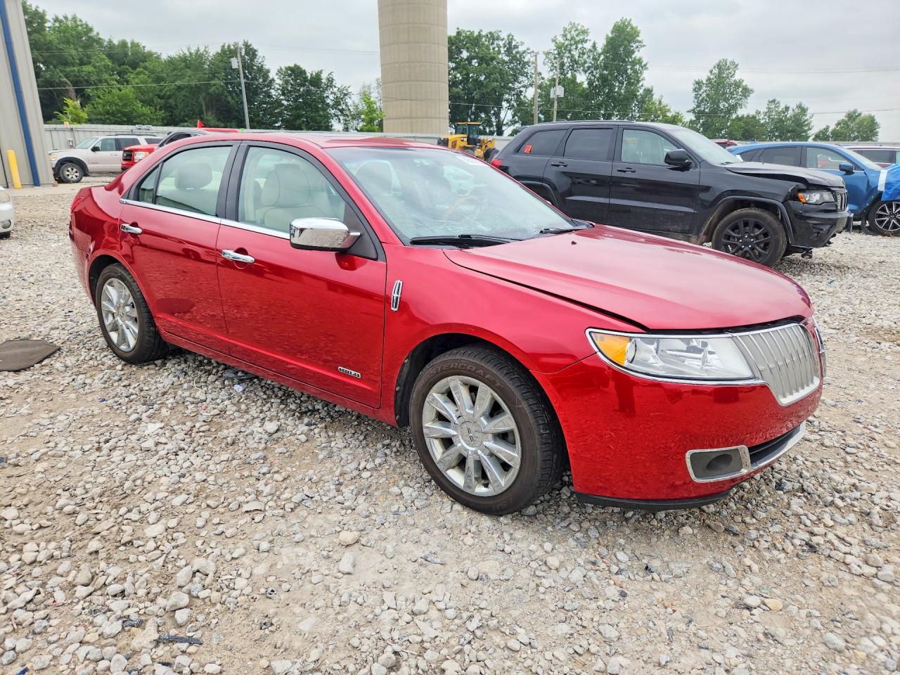 2011 Lincoln Mkz Hybrid Red vin: 3LNDL2L3XBR763488