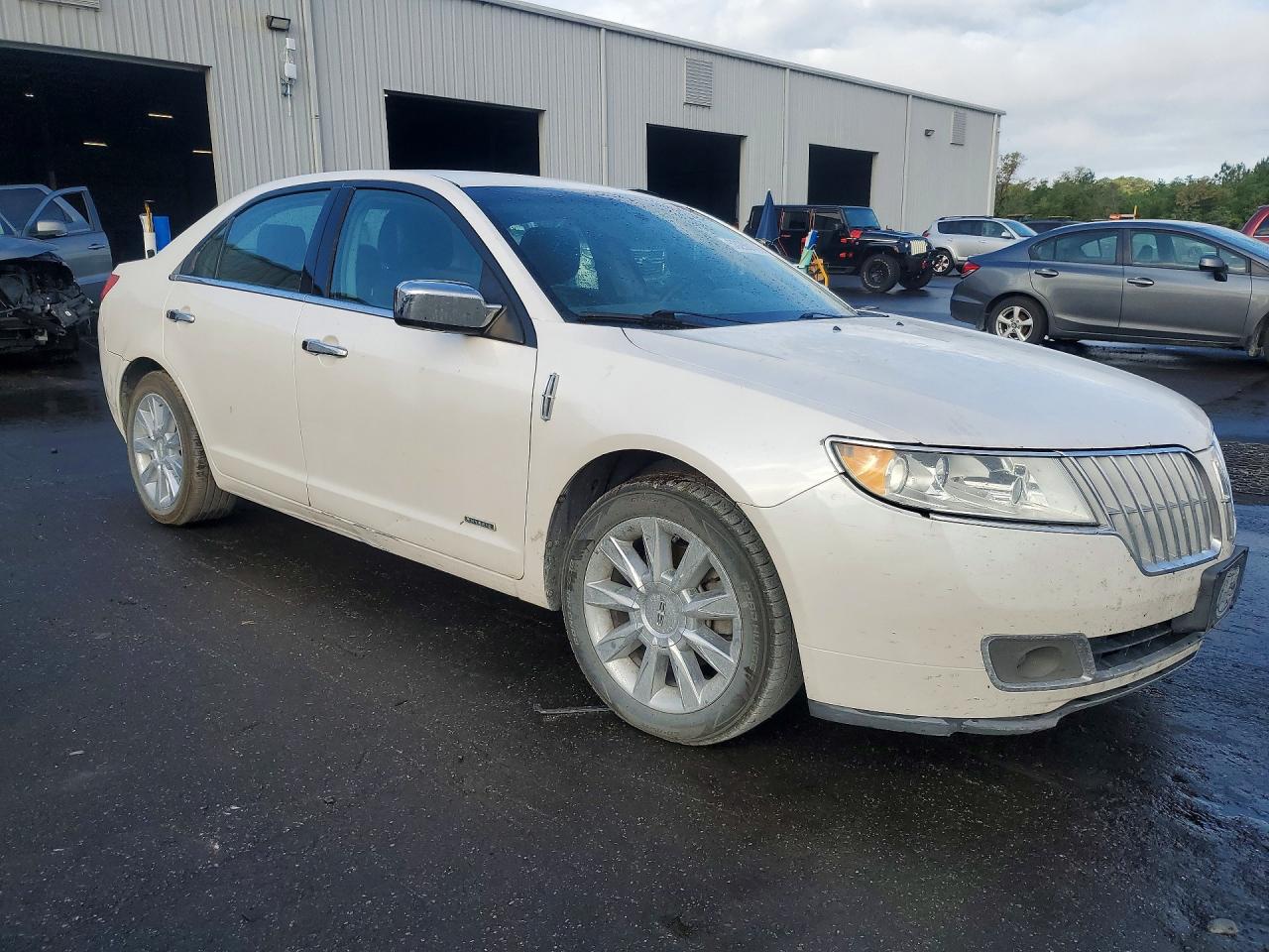 2012 Lincoln Mkz Hybrid White vin: 3LNDL2L3XCR832522