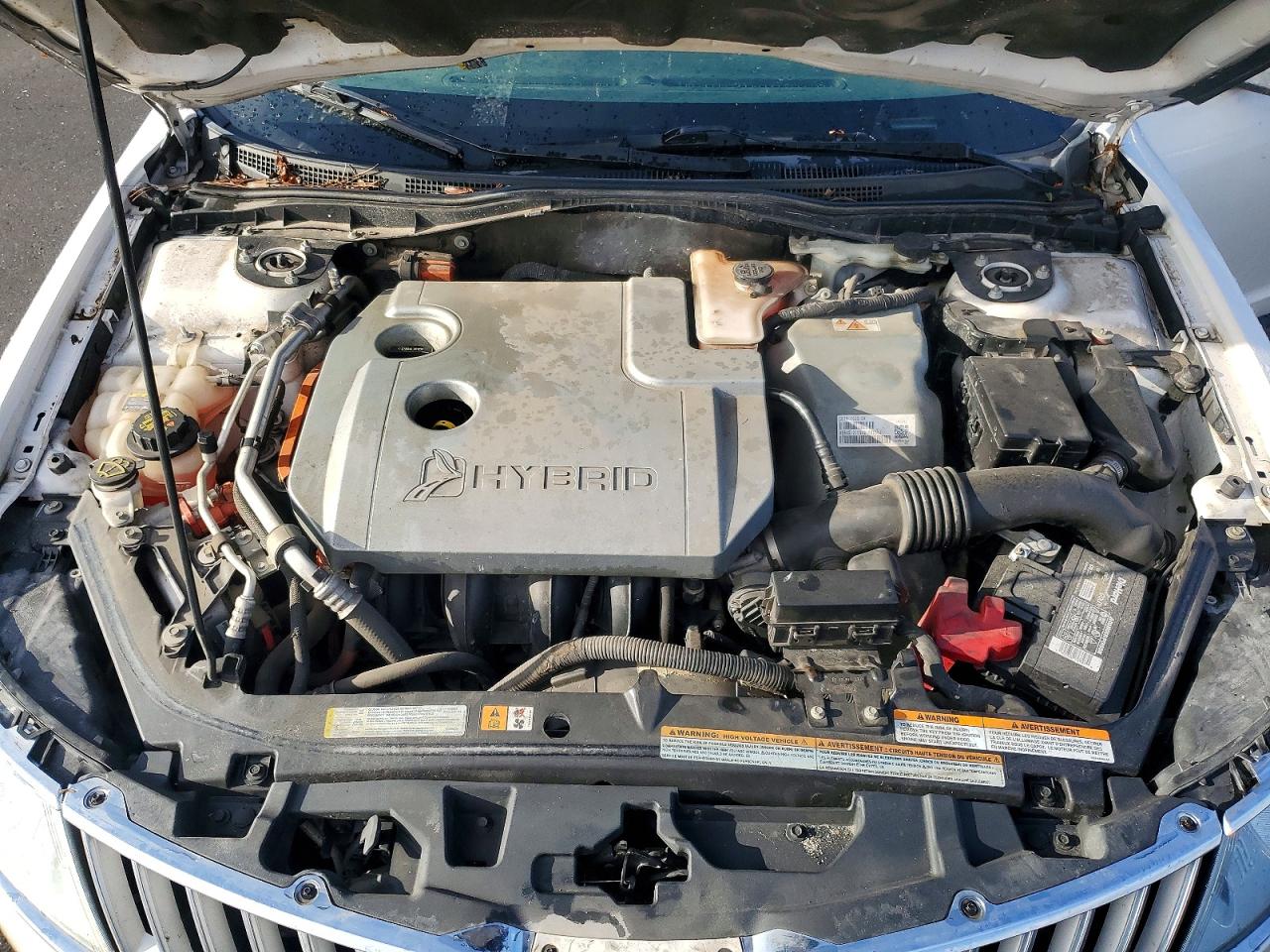 2012 Lincoln Mkz Hybrid White vin: 3LNDL2L3XCR832522