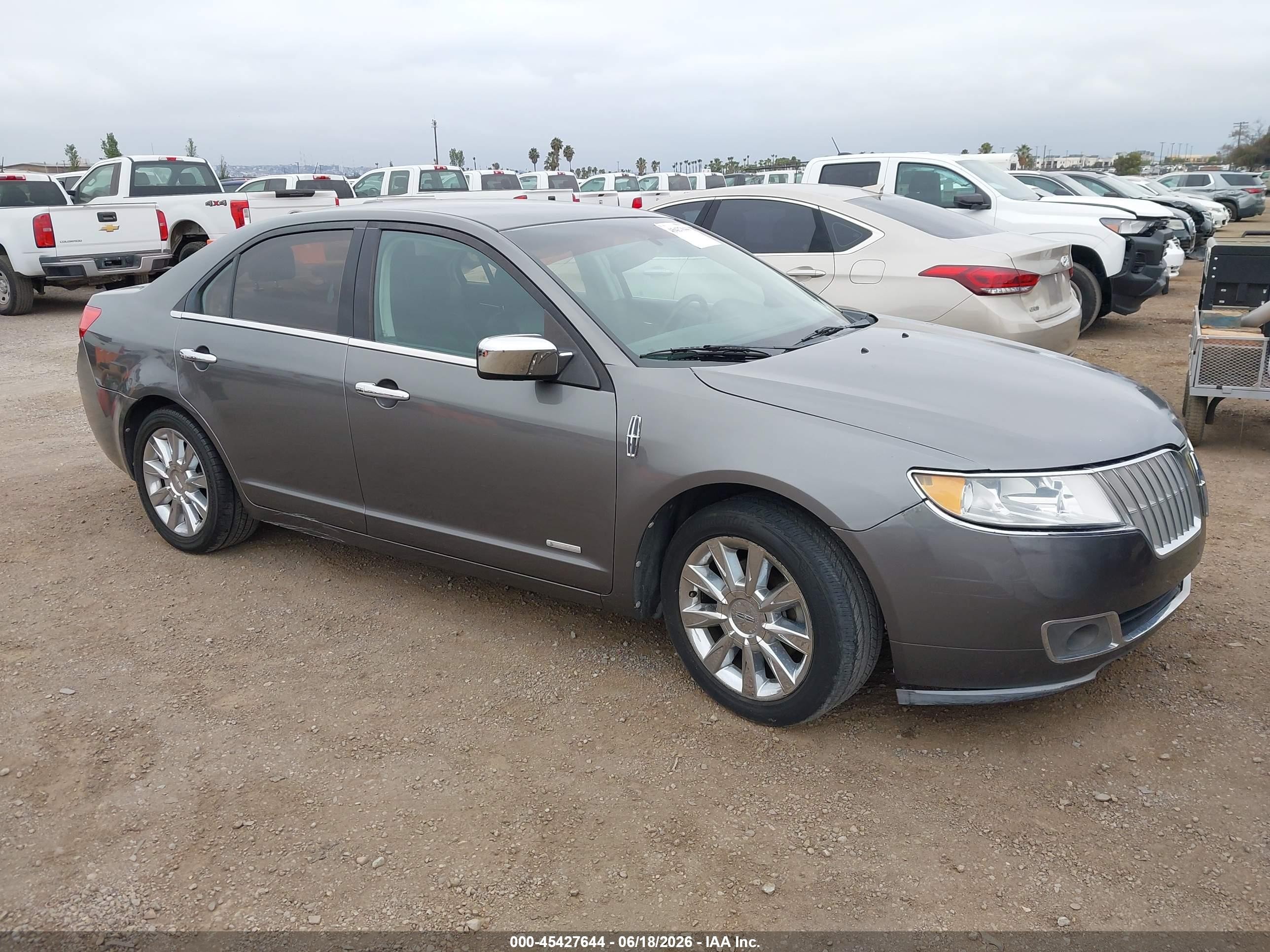 2012 Lincoln Mkz Hybrid   Gray vin: 3LNDL2L3XCR835162