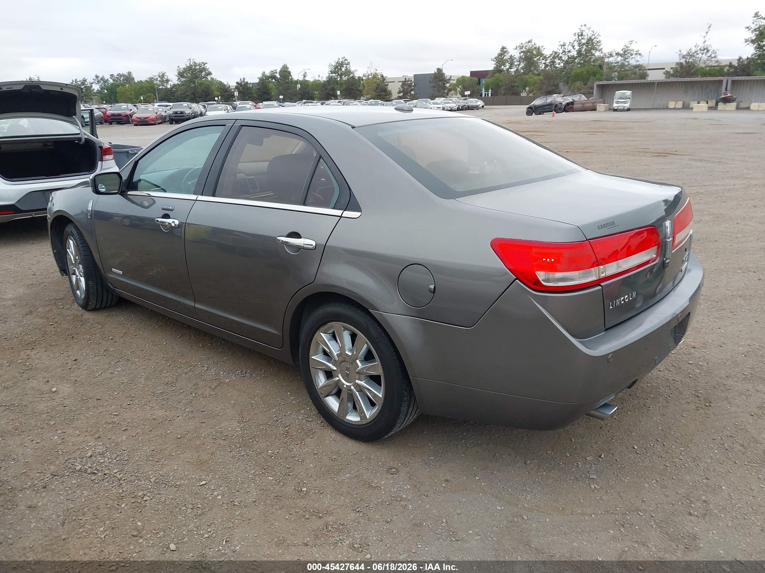 2012 Lincoln Mkz Hybrid   Gray vin: 3LNDL2L3XCR835162