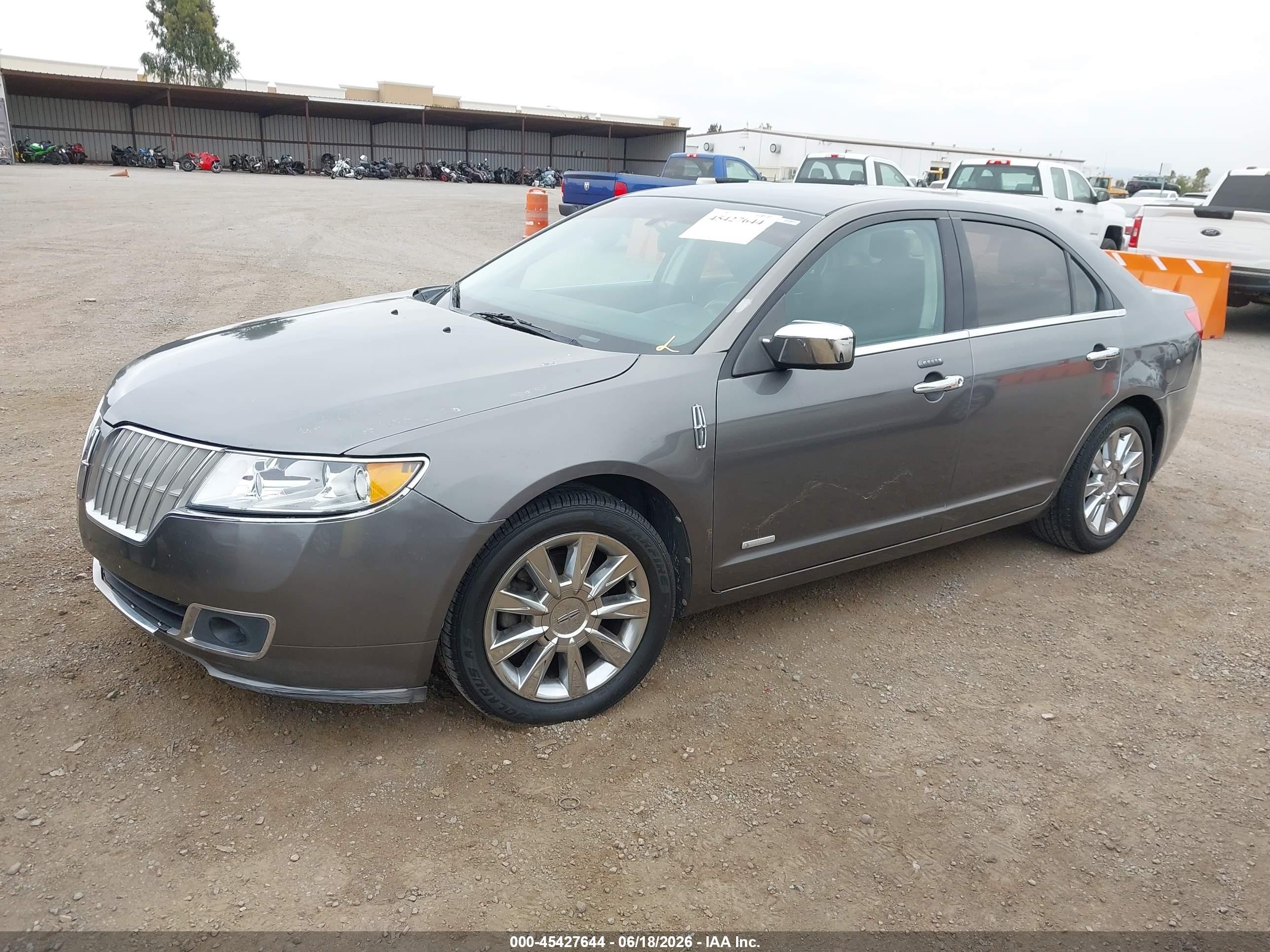 2012 Lincoln Mkz Hybrid   Gray vin: 3LNDL2L3XCR835162
