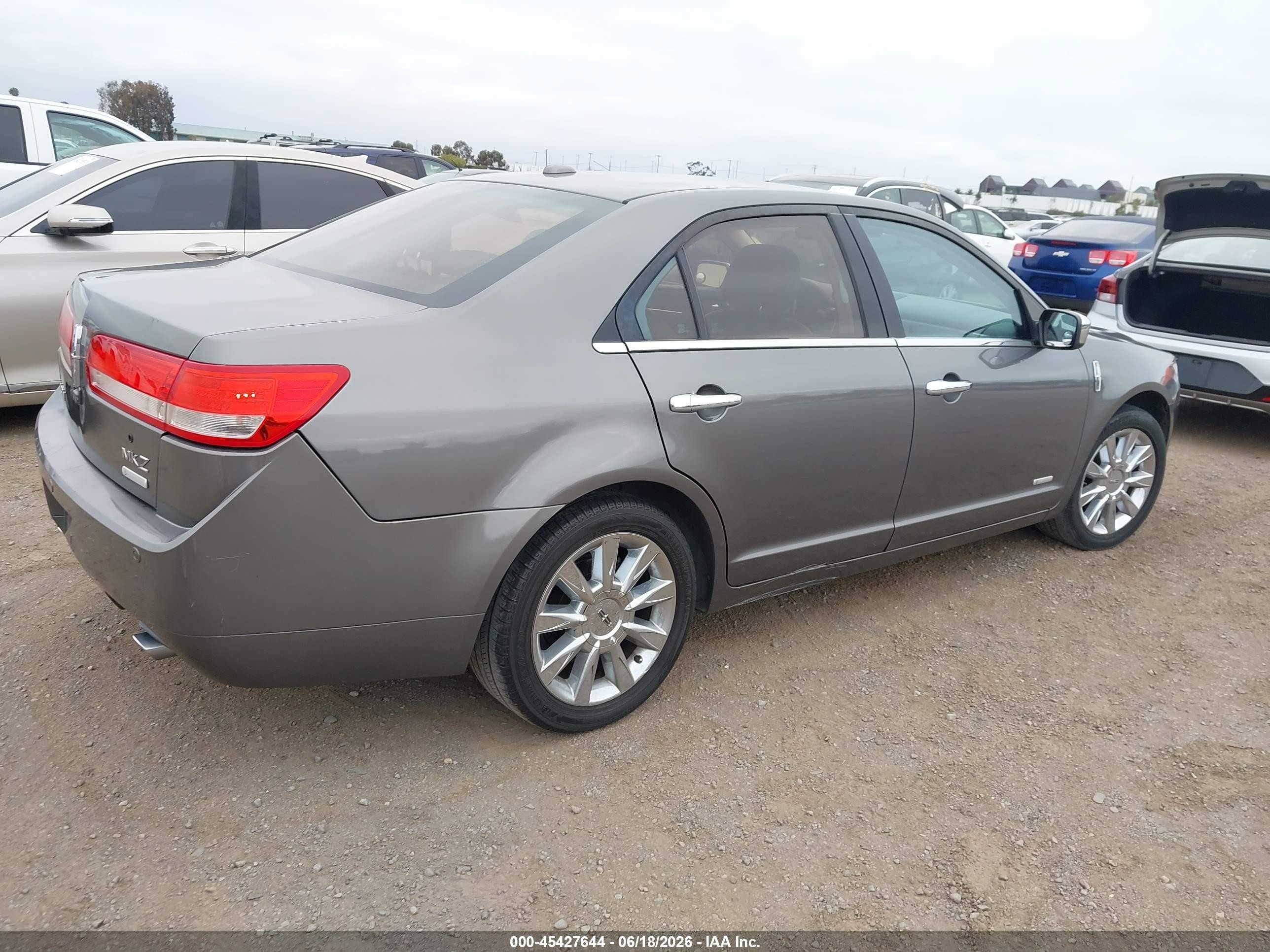 2012 Lincoln Mkz Hybrid   Gray vin: 3LNDL2L3XCR835162
