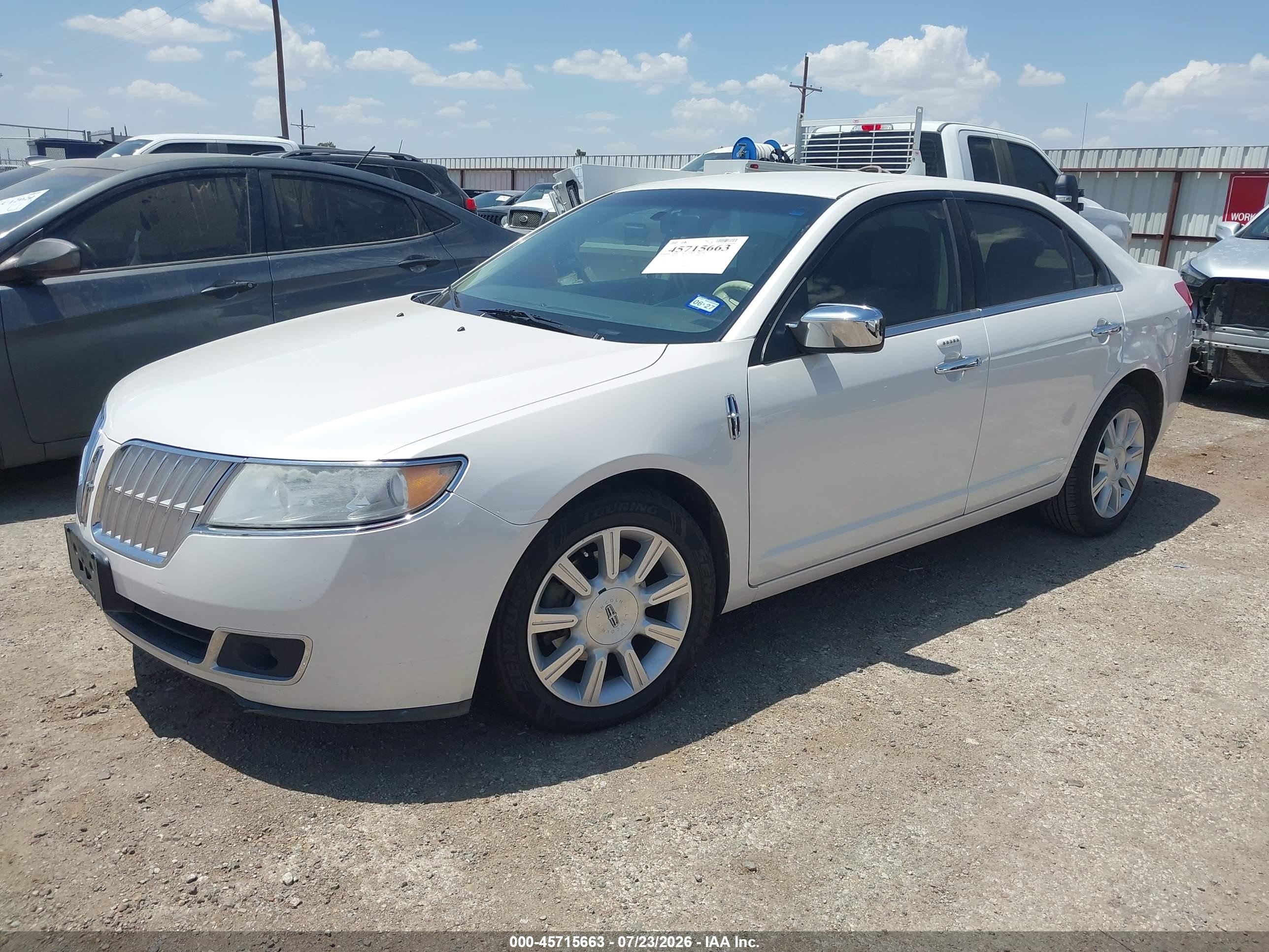 2010 Lincoln Mkz   Белый vin: 3LNHL2GC0AR609205