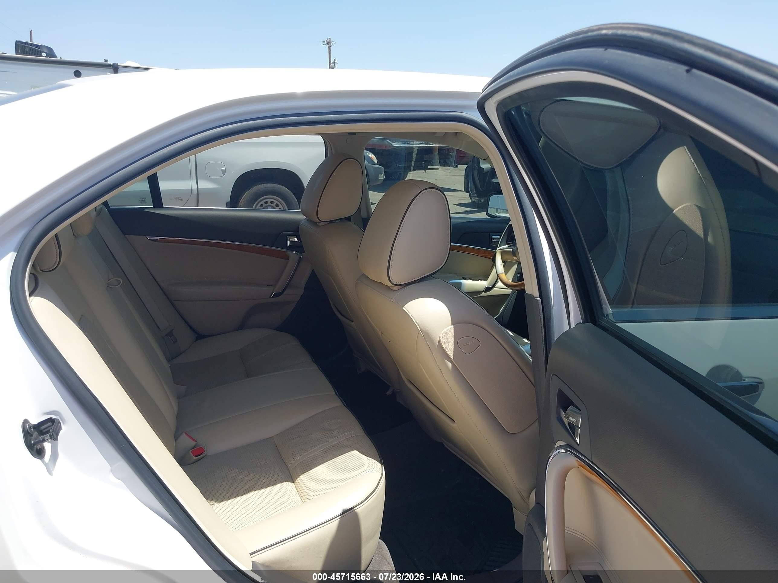 2010 Lincoln Mkz   Белый vin: 3LNHL2GC0AR609205