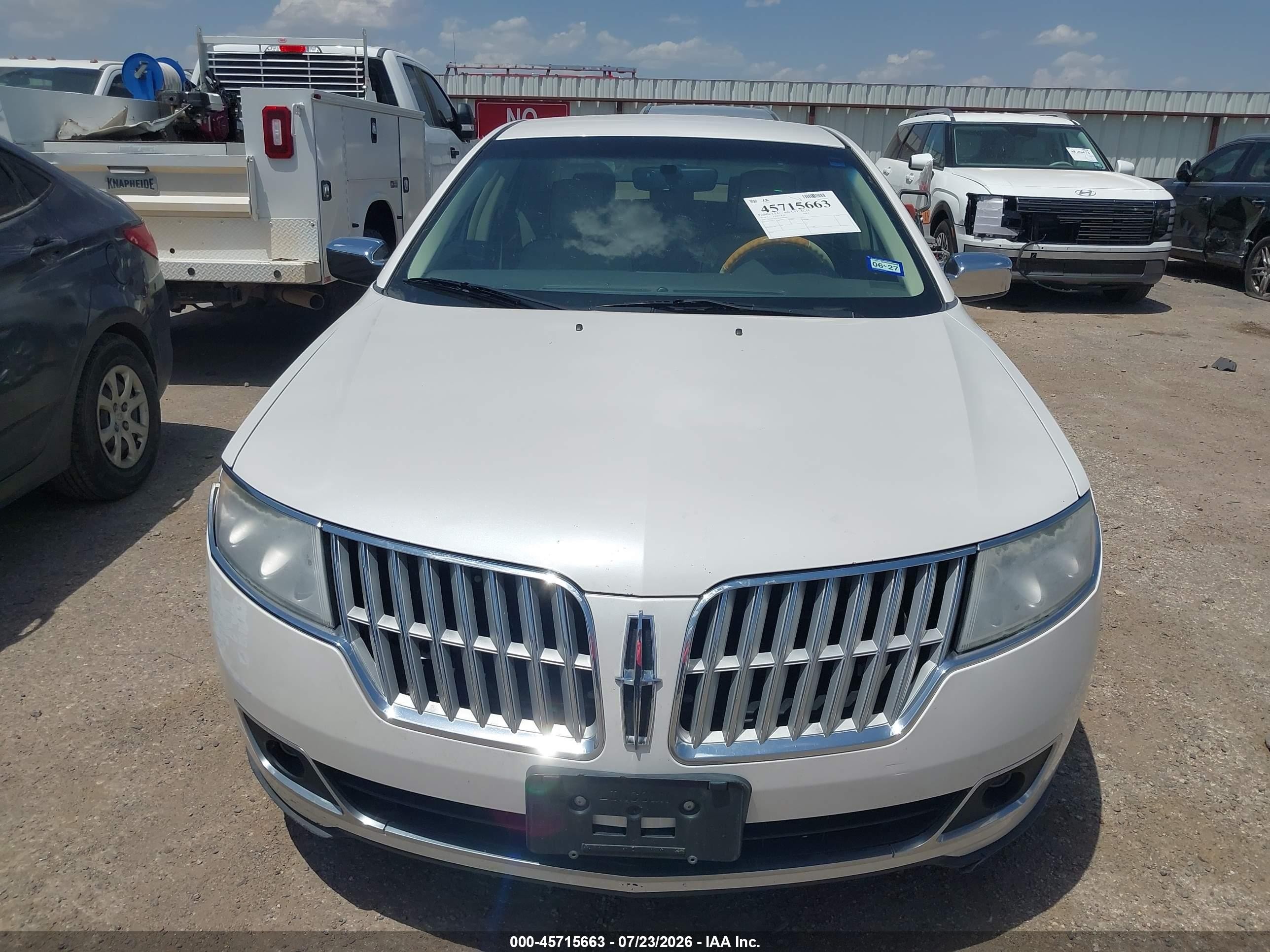 2010 Lincoln Mkz   Белый vin: 3LNHL2GC0AR609205